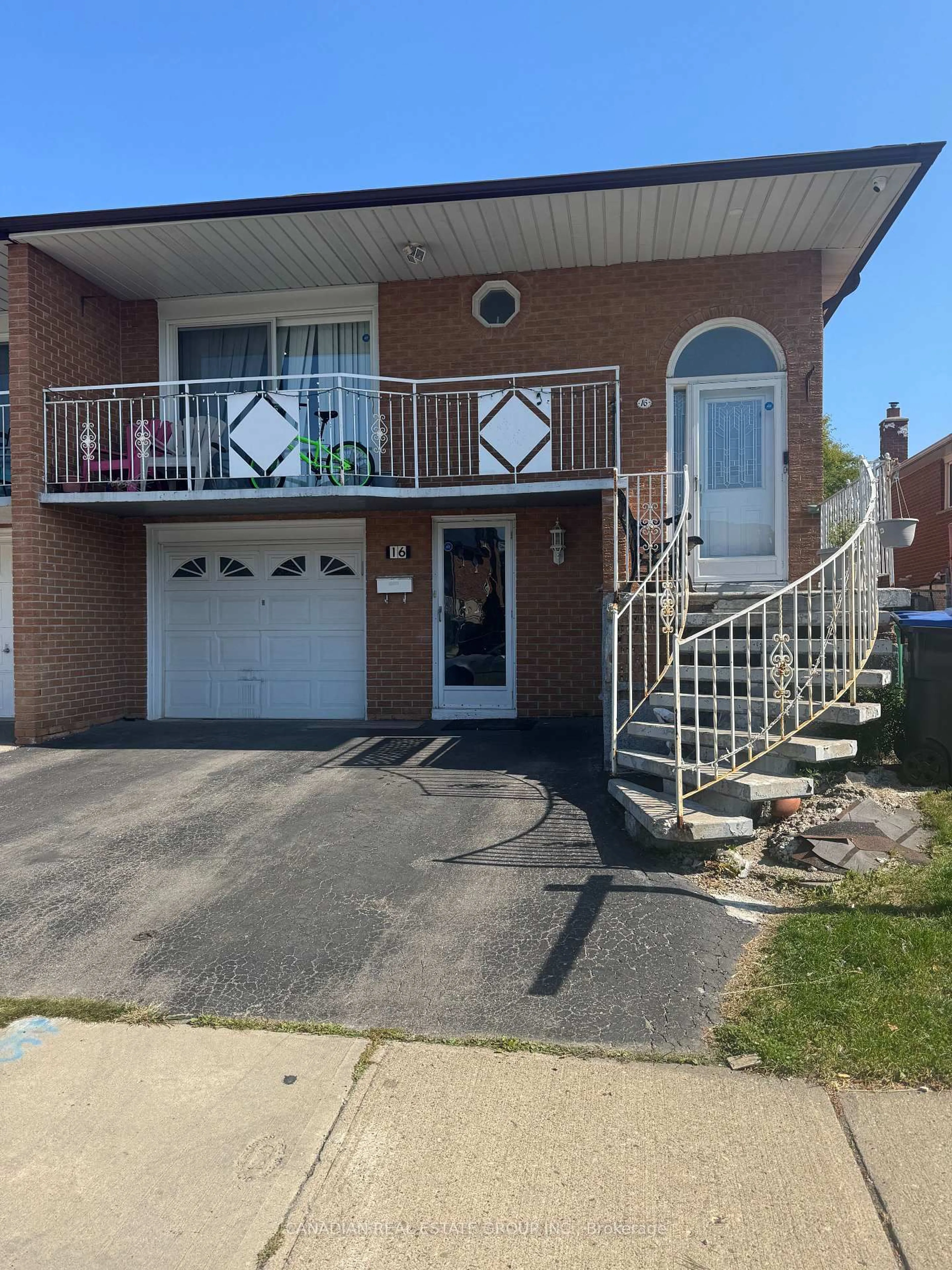Home with brick exterior material, street for 16 Radford Dr, Brampton Ontario L6V 2Y9