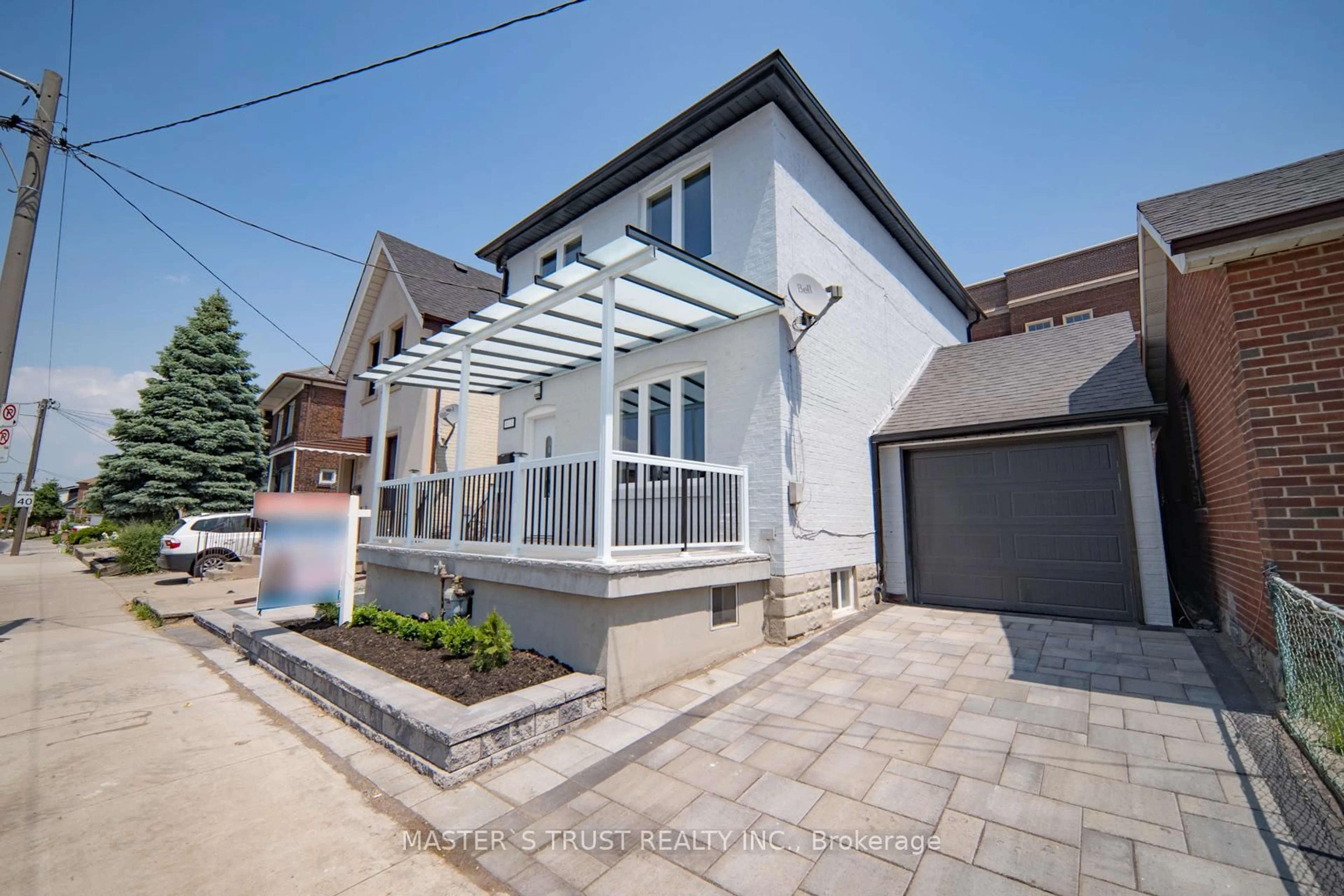 Home with brick exterior material, street for 613 Old Weston Rd, Toronto Ontario M6N 3B4