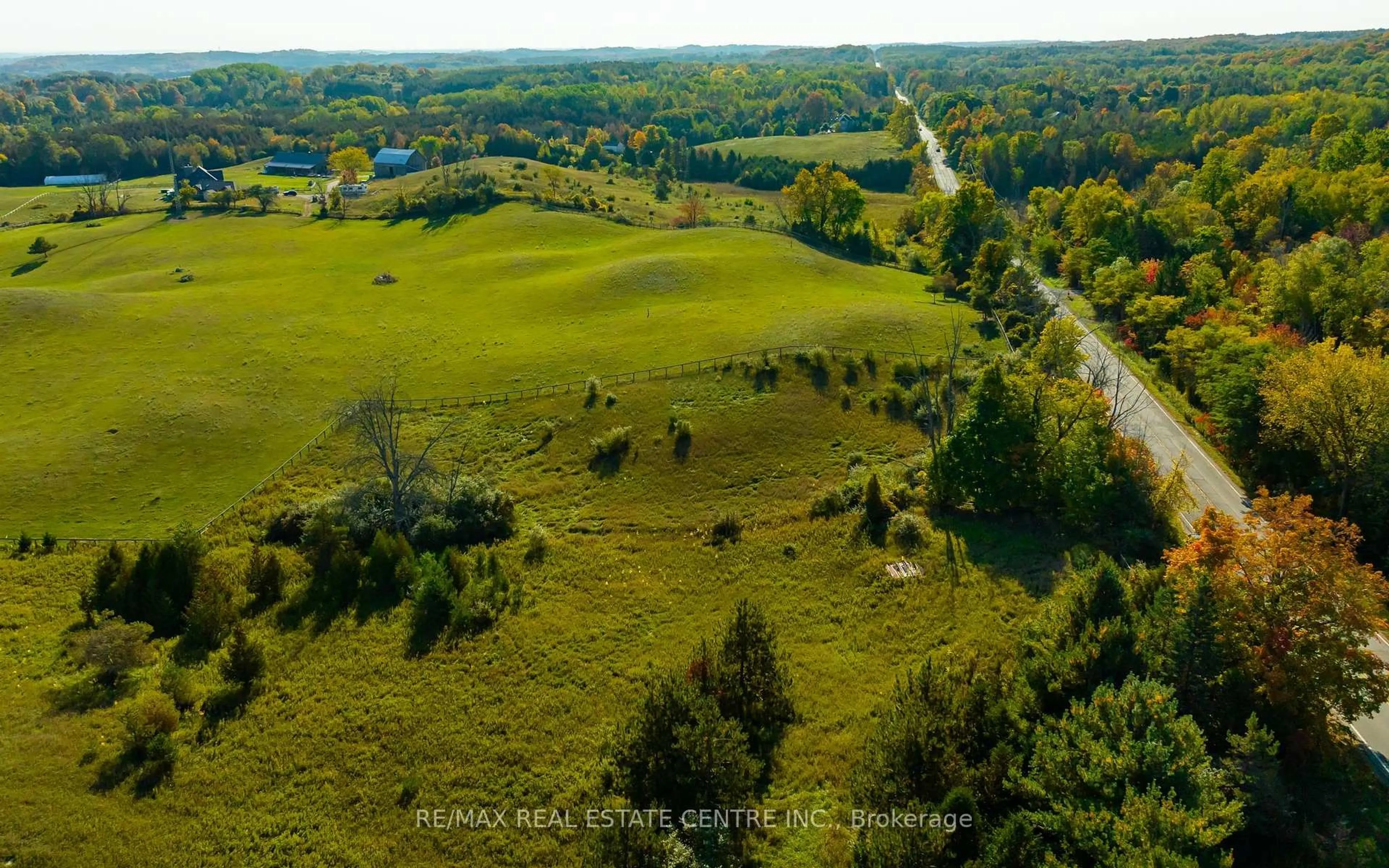 A pic from outside/outdoor area/front of a property/back of a property/a pic from drone, forest/trees view for 17479 The Gore Rd, Caledon Ontario L7E 0X6