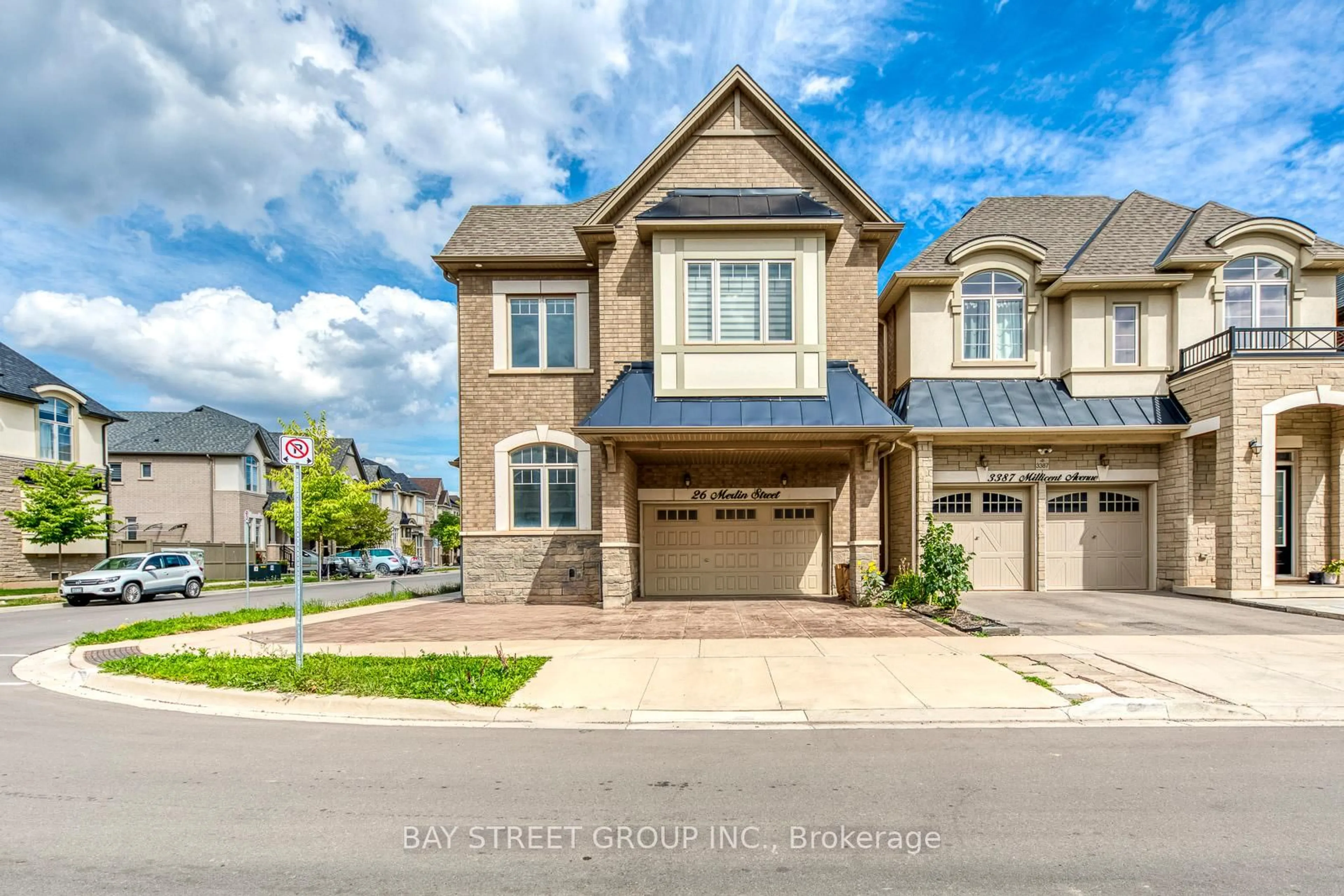 Home with brick exterior material, street for 26 Merlin St, Oakville Ontario L6H 0Z3