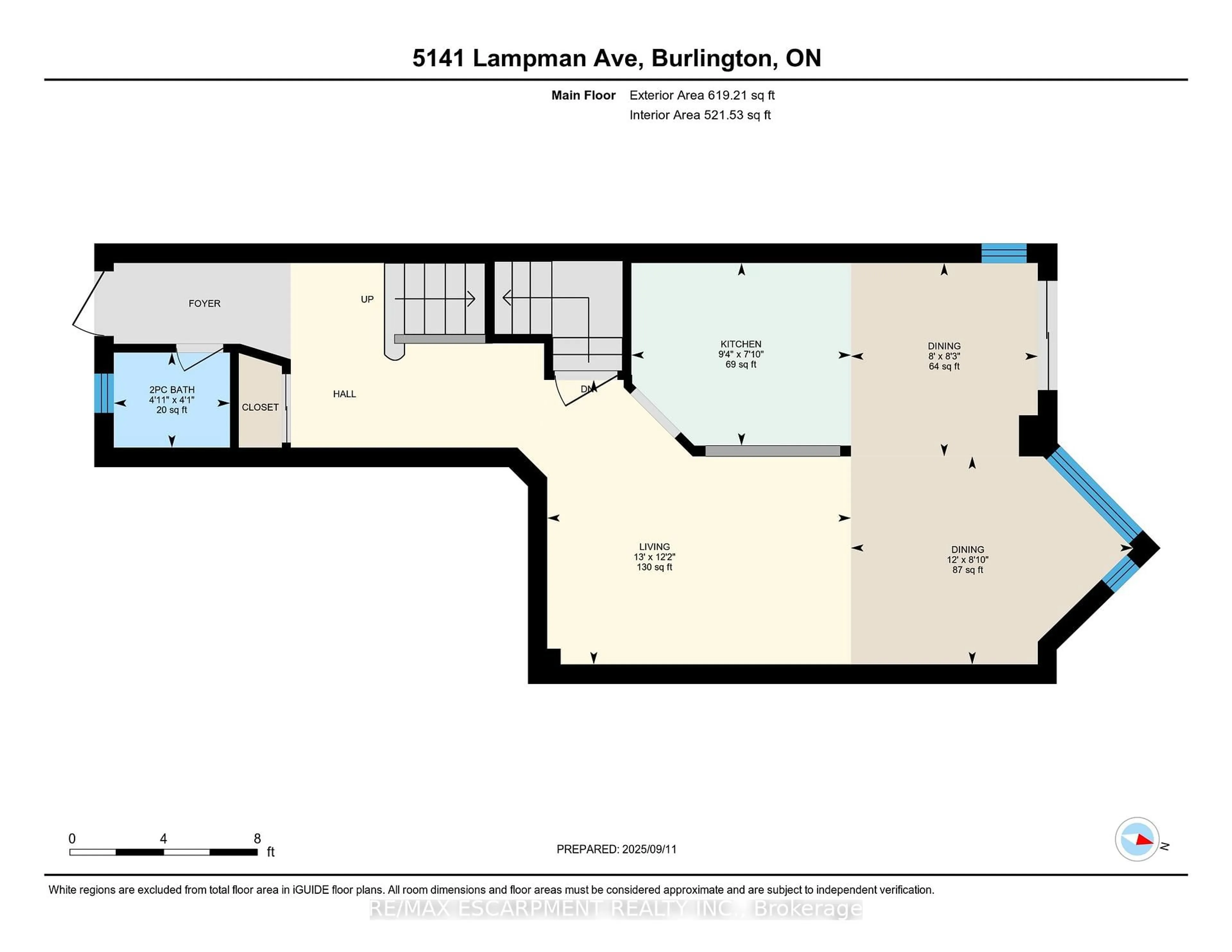 Floor plan for 5141 Lampman Ave, Burlington Ontario L7L 6K1