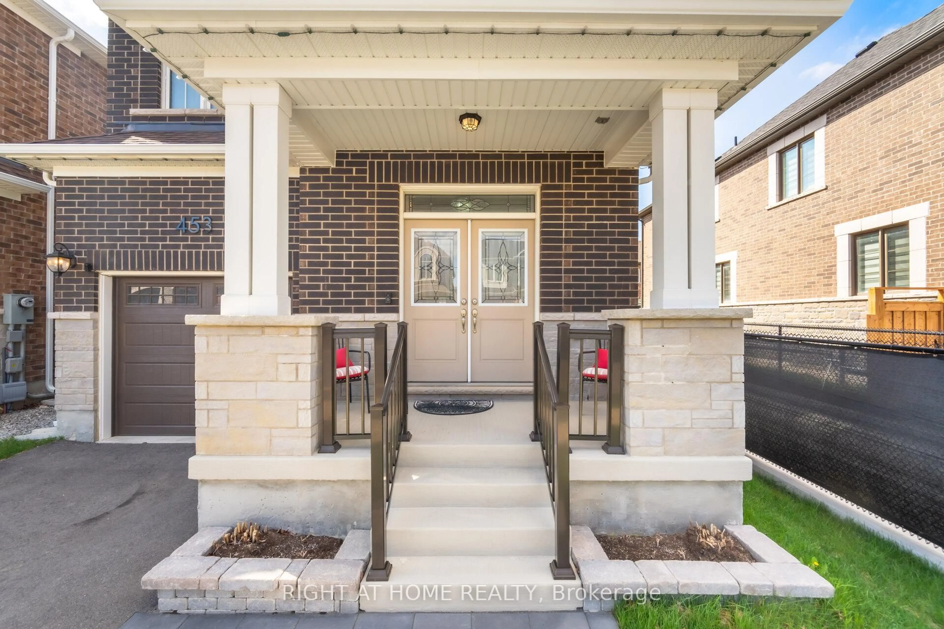 Home with brick exterior material, street for 453 Boyd Lane, Milton Ontario L9E 1X2