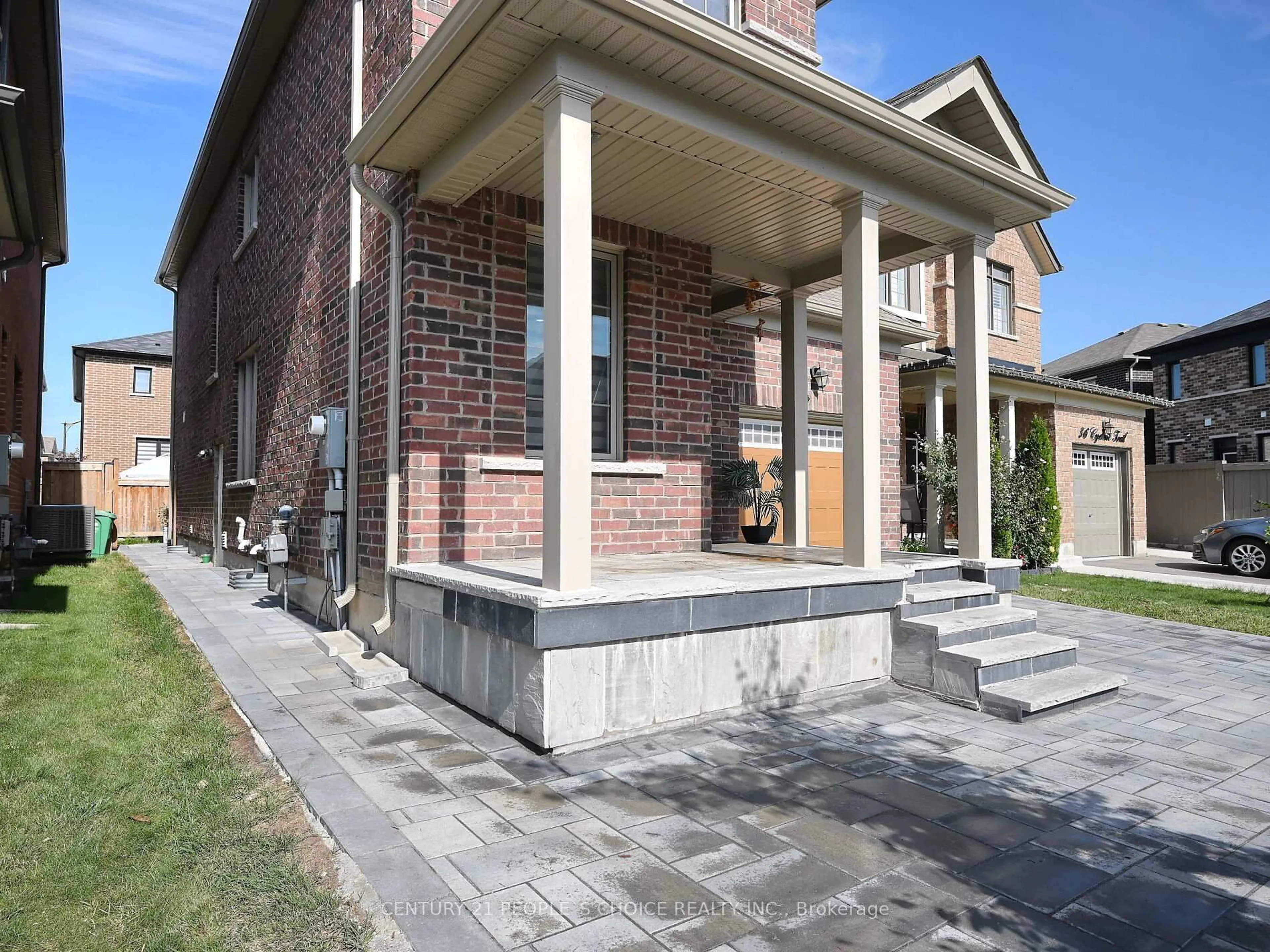 Home with brick exterior material, street for 34 Cyclone Tr, Brampton Ontario L7A 5E7