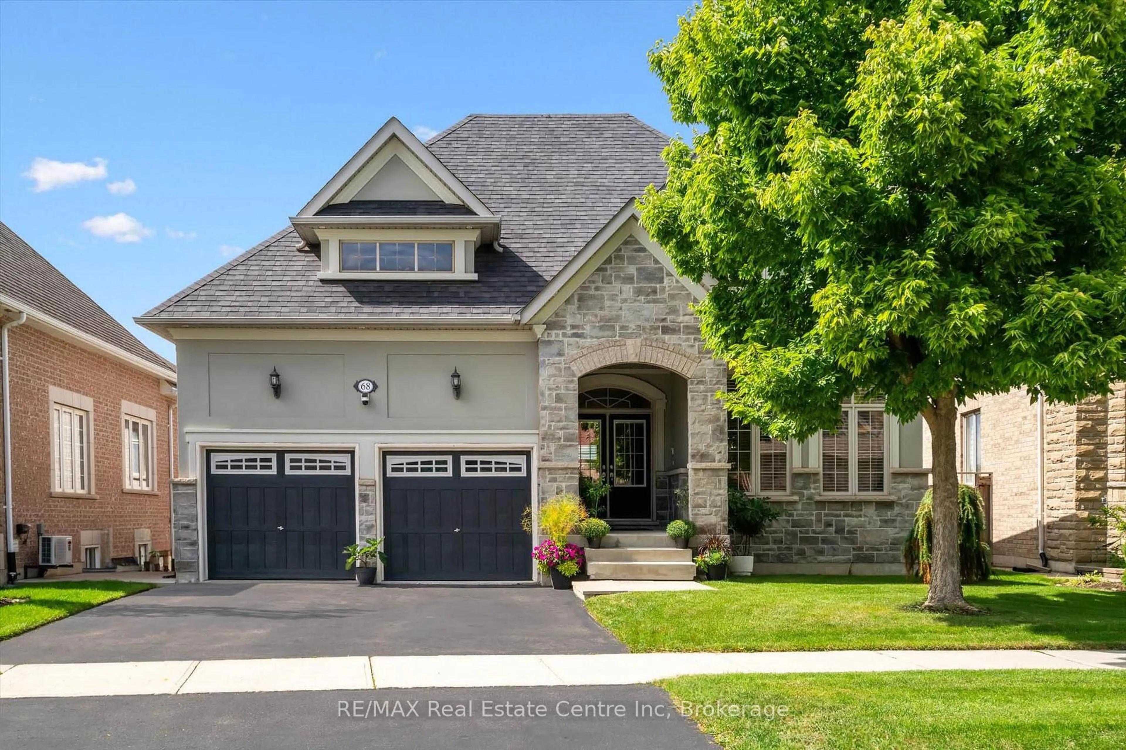 Home with brick exterior material, street for 68 Gentle Fox Dr, Caledon Ontario L7C 3S6