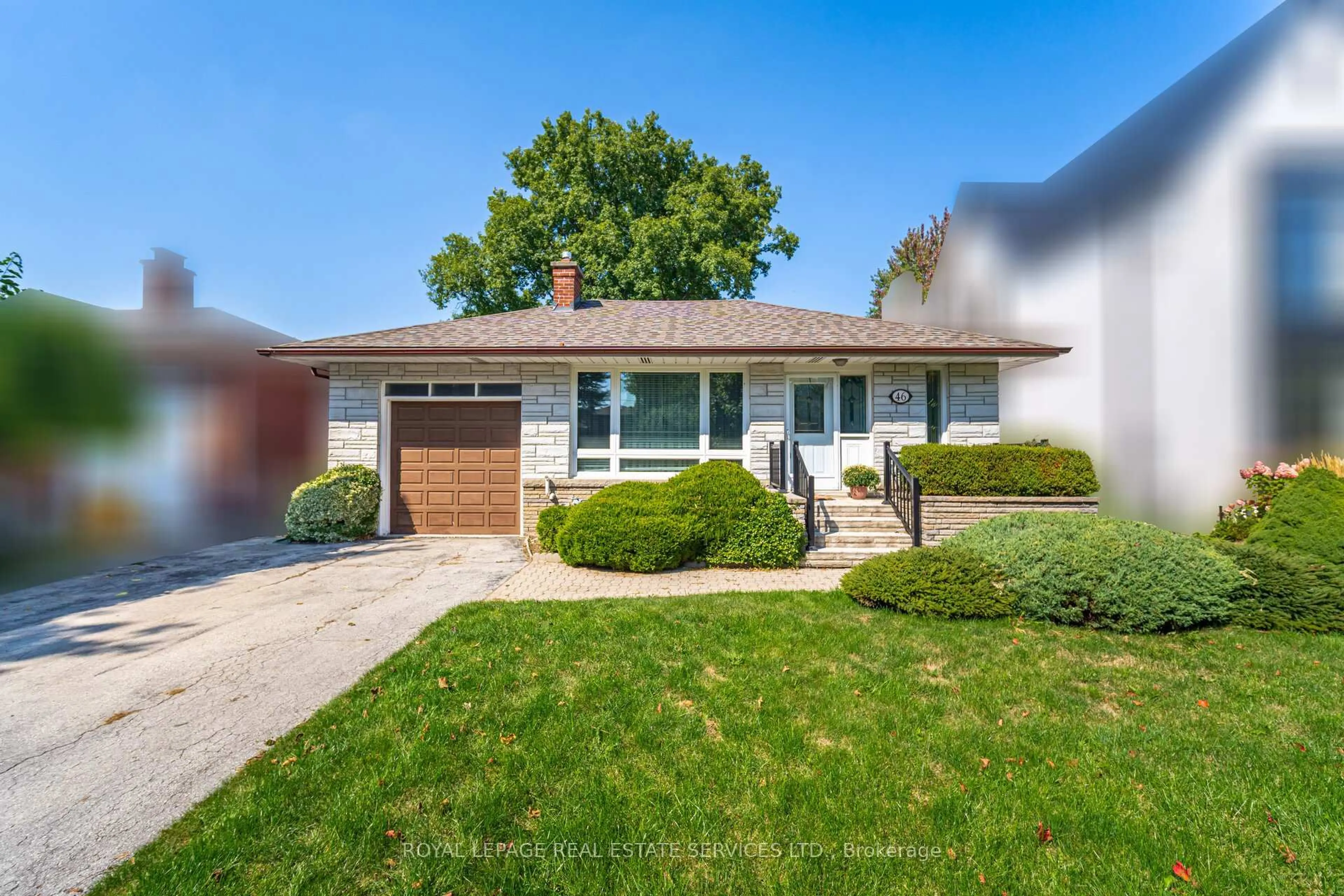 Home with brick exterior material, street for 46 Cardigan Rd, Toronto Ontario M8Z 2W2