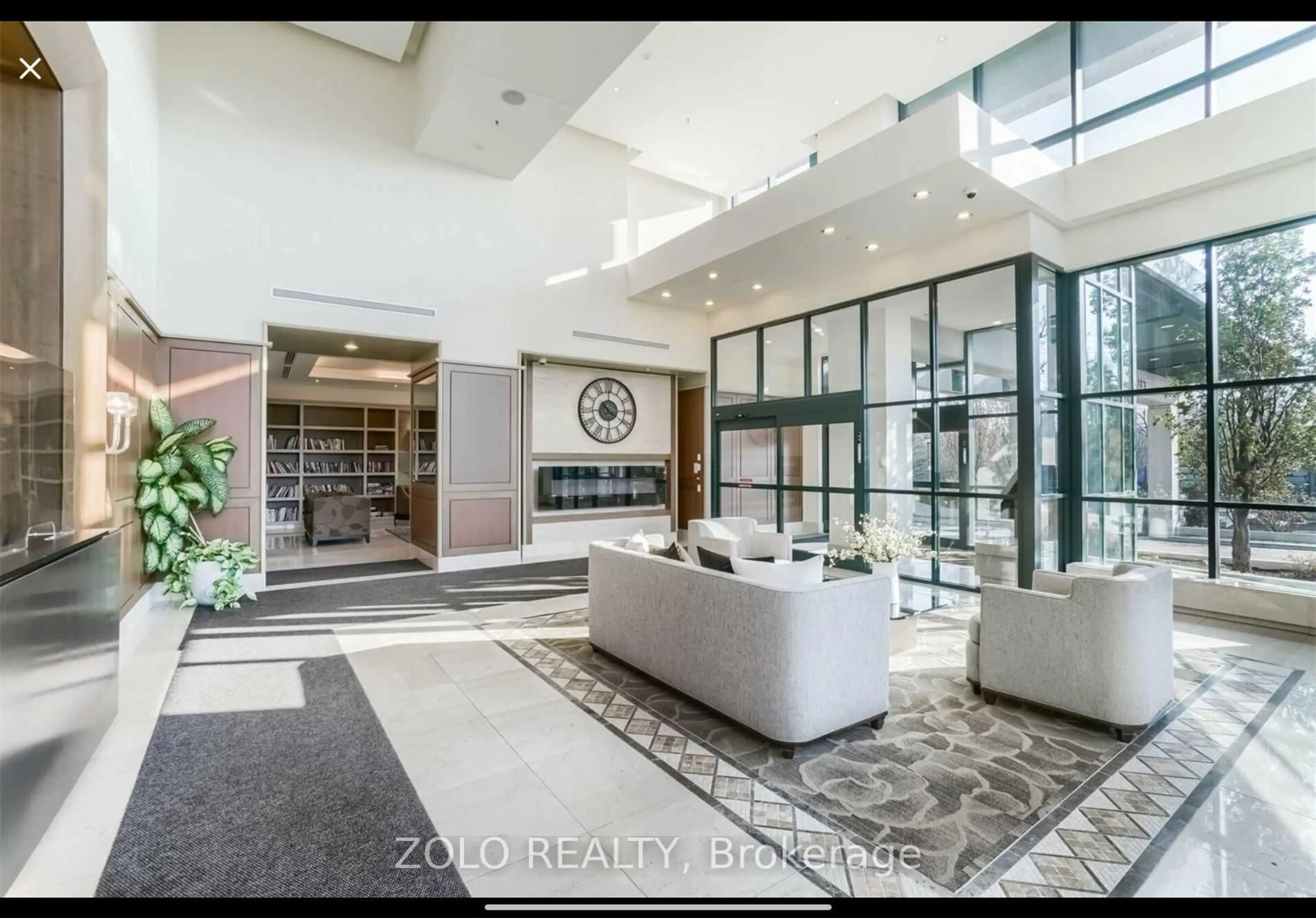 Lobby for 100 John St #1905, Brampton Ontario L6W 0A8