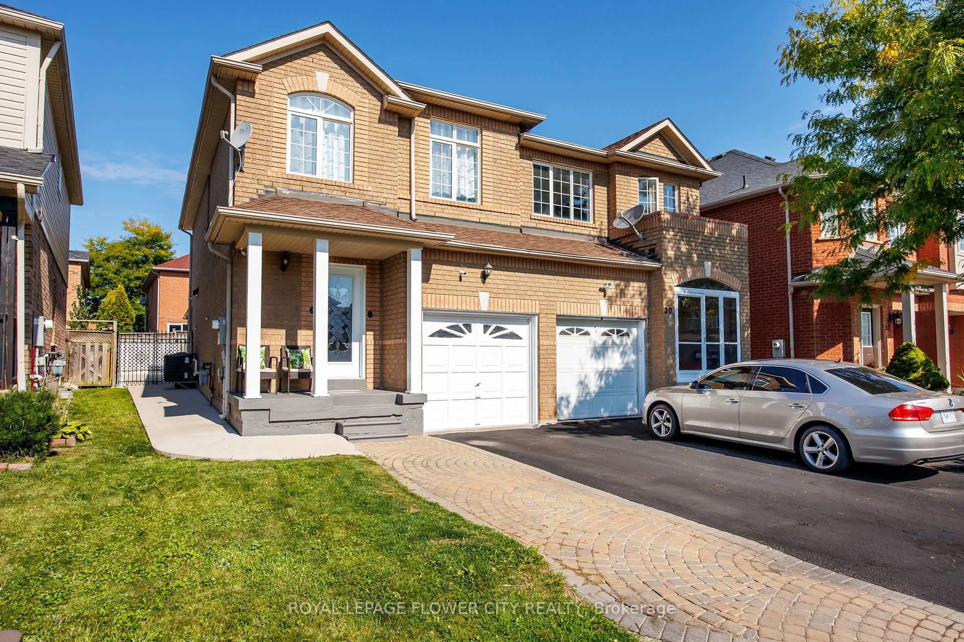 Home with brick exterior material, street for 28 Bearwood St, Brampton Ontario L7A 1Y8