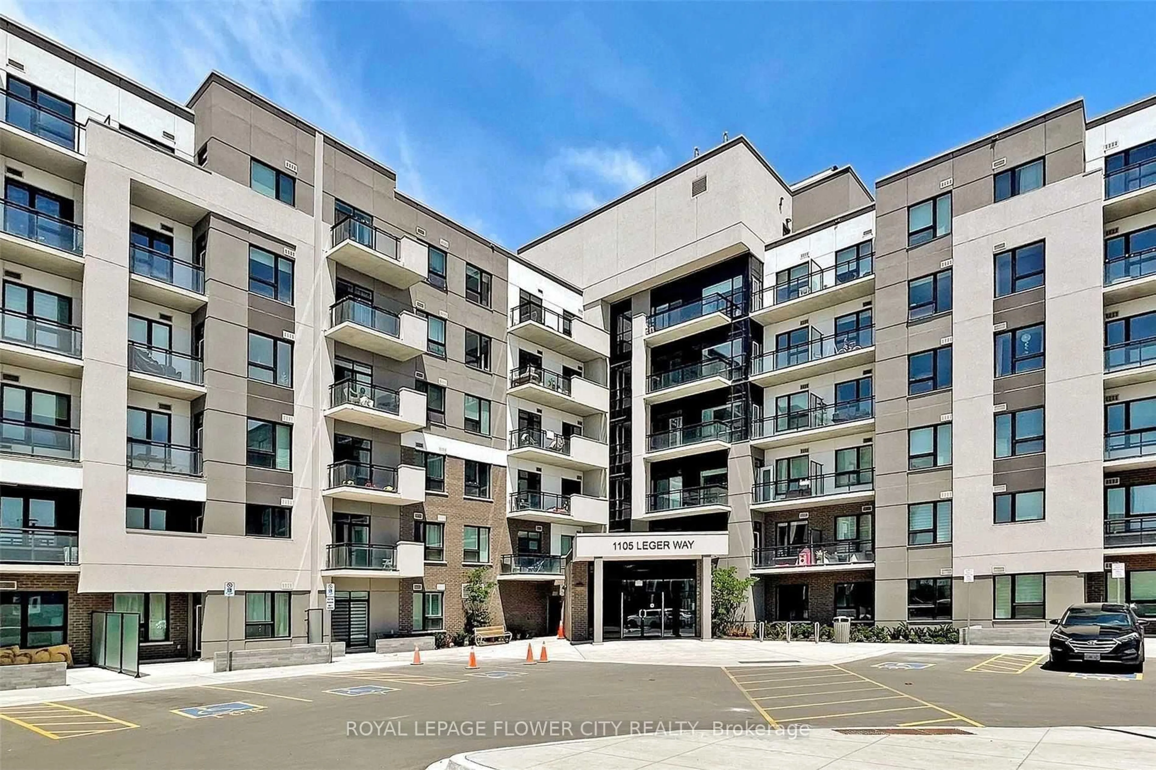 Patio, building for 1105 Leger Way #407, Milton Ontario L9E 1K7