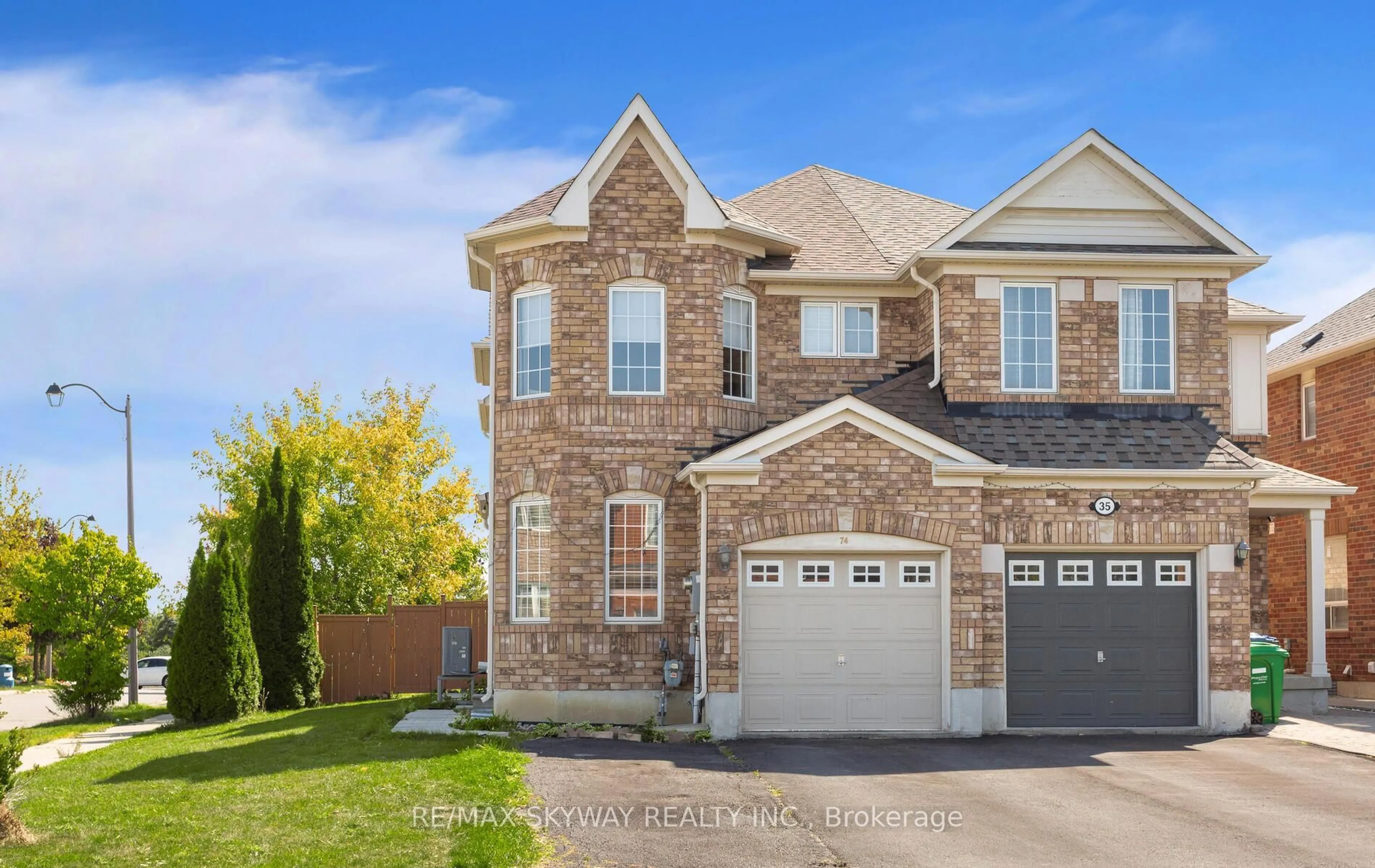 Home with brick exterior material, street for 74 Magnificent Crt, Brampton Ontario L6P 2T2