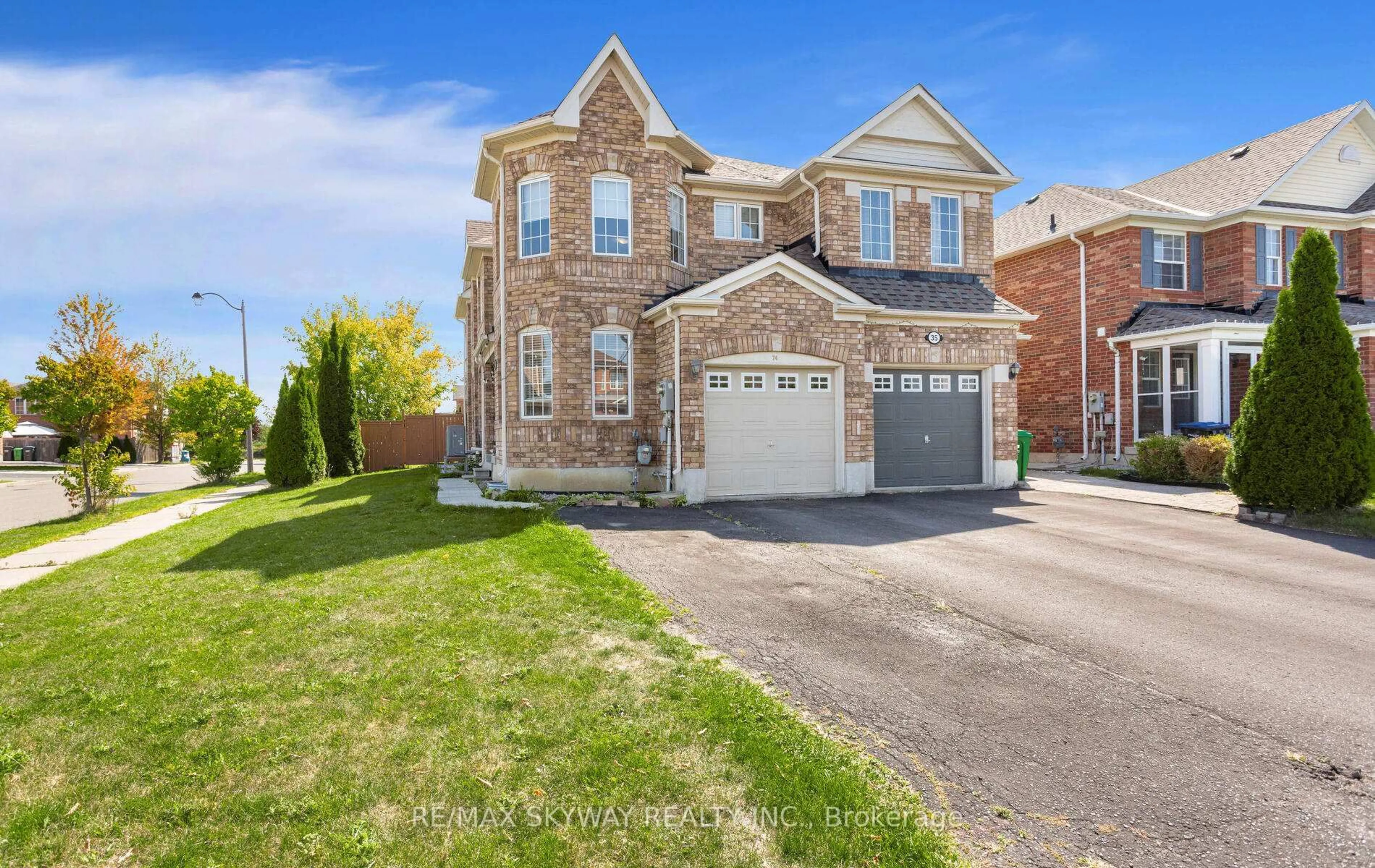Home with brick exterior material, street for 74 Magnificent Crt, Brampton Ontario L6P 2T2