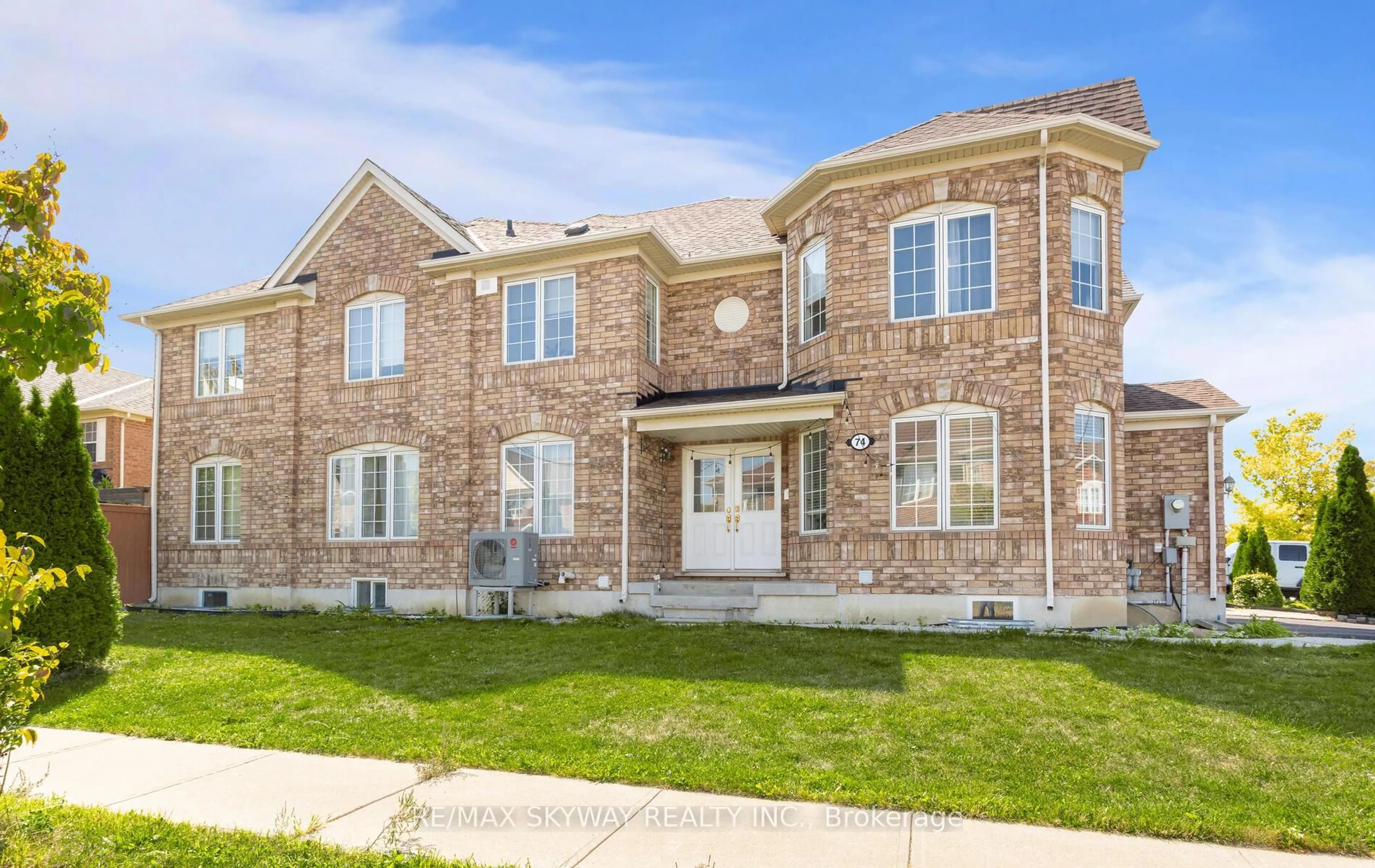 Home with brick exterior material, street for 74 Magnificent Crt, Brampton Ontario L6P 2T2