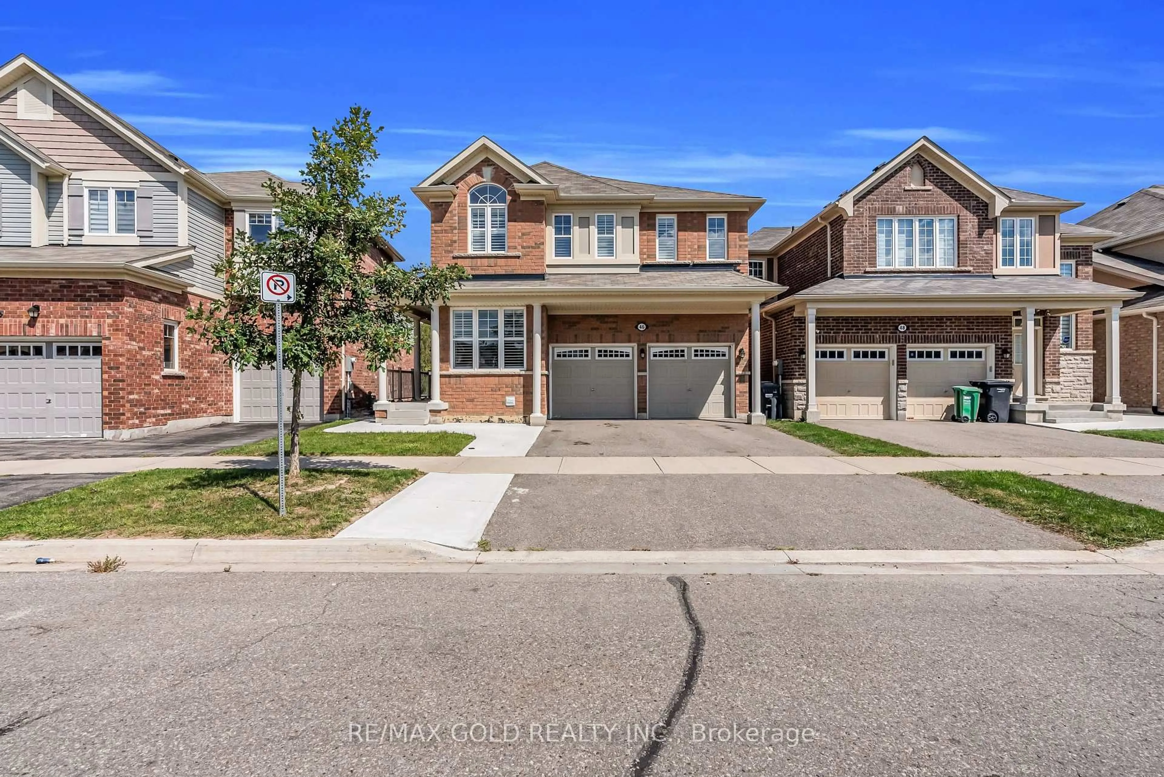 Home with brick exterior material, street for 46 Mincing Tr, Brampton Ontario L7A 4T2