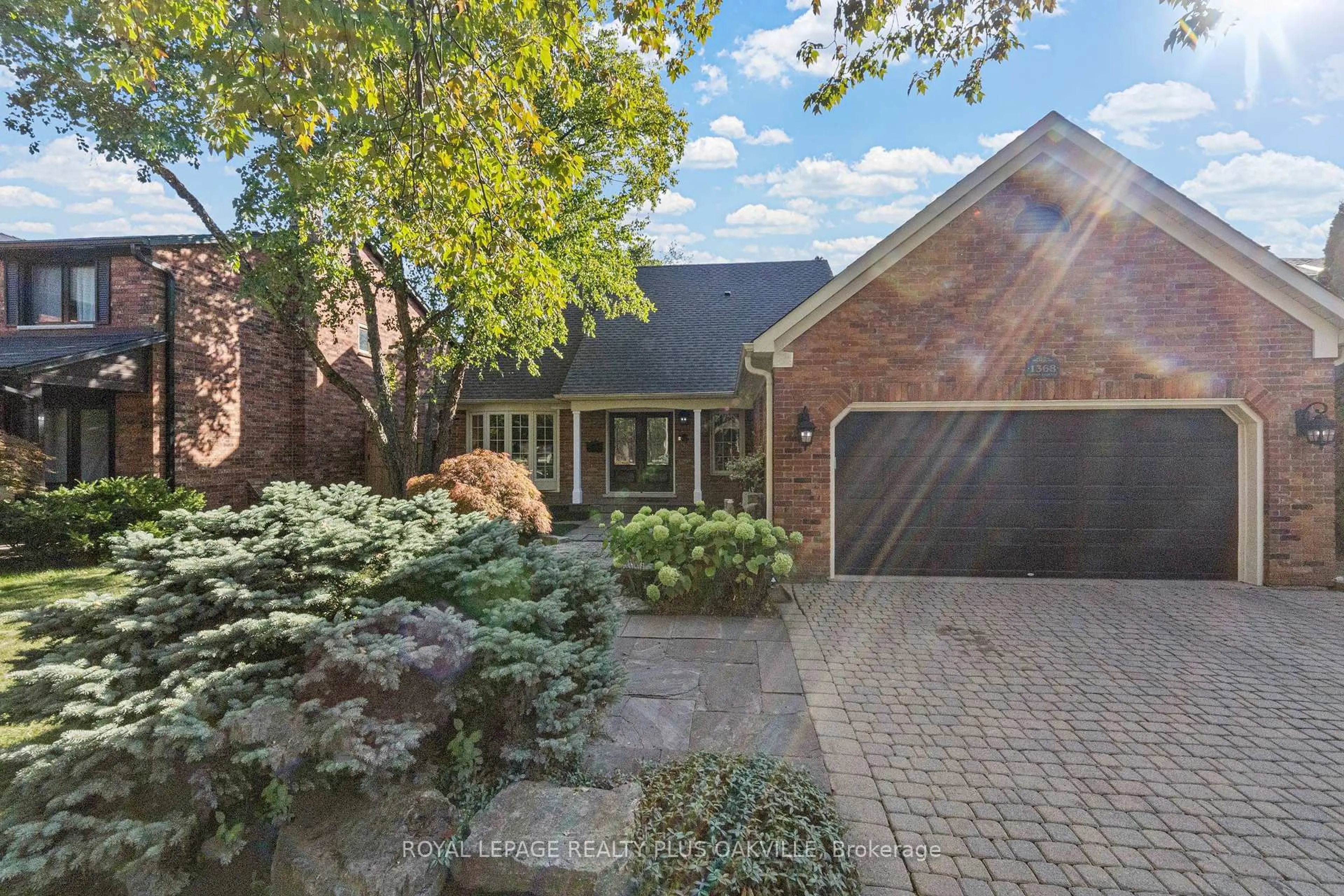 Home with brick exterior material, street for 1368 Monks Passage, Oakville Ontario L6M 1J5