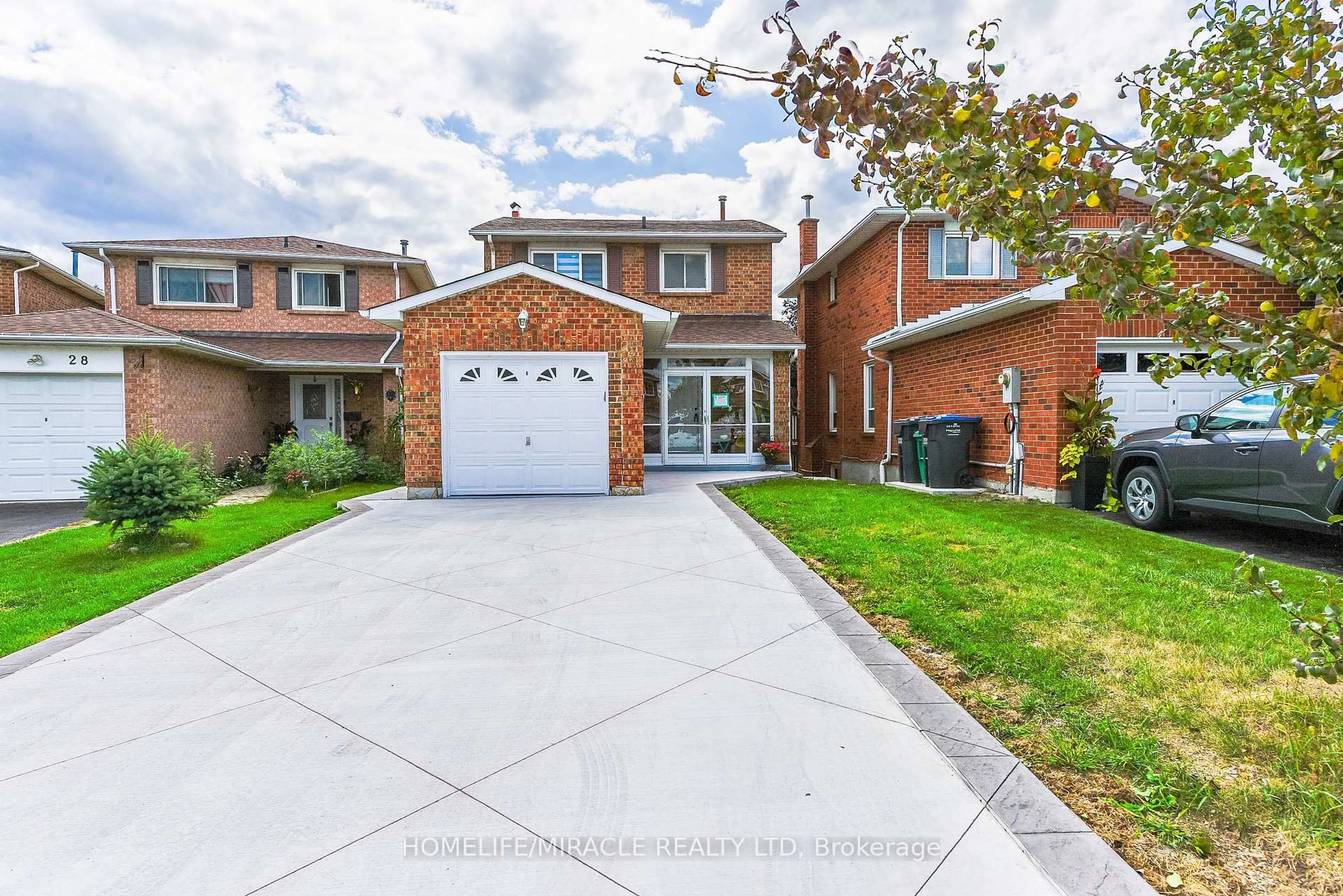 Home with brick exterior material, street for 30 Peaceful Pl, Brampton Ontario L6S 4E6