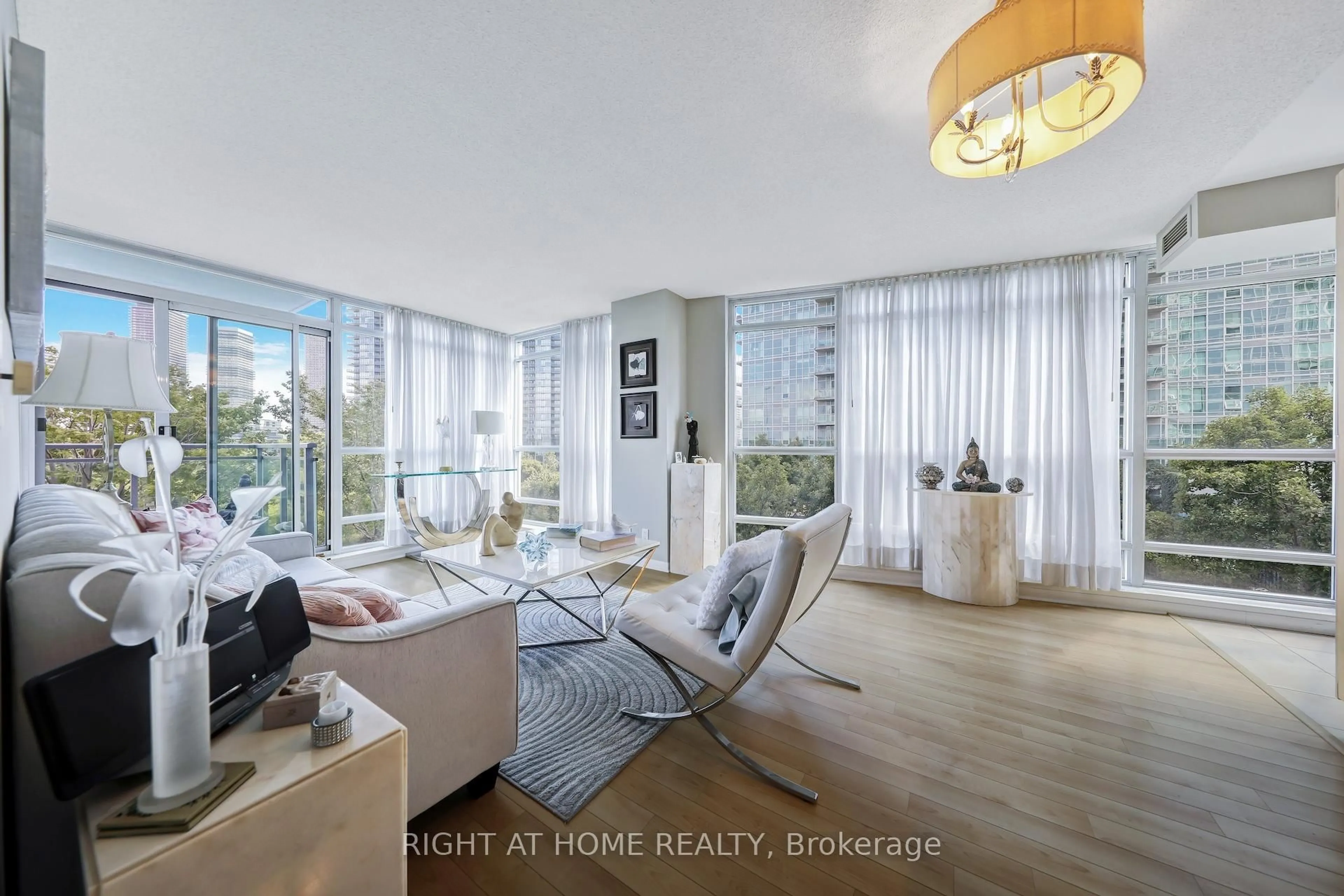 Living room with furniture, unknown for 185 Legion Rd #607, Toronto Ontario M8Y 0A1
