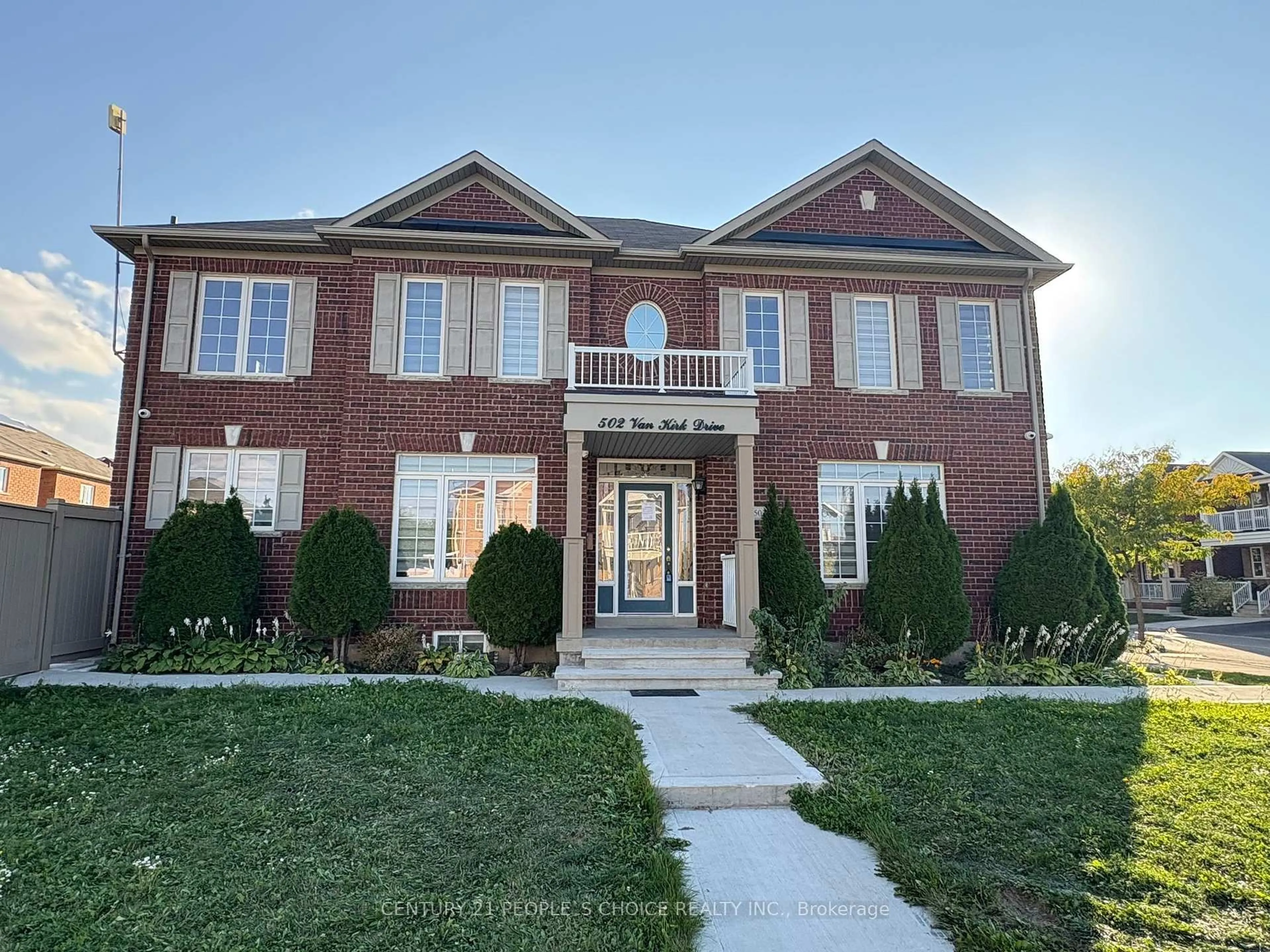 Home with brick exterior material, street for 502 Van Kirk Dr, Brampton Ontario L7A 0L6
