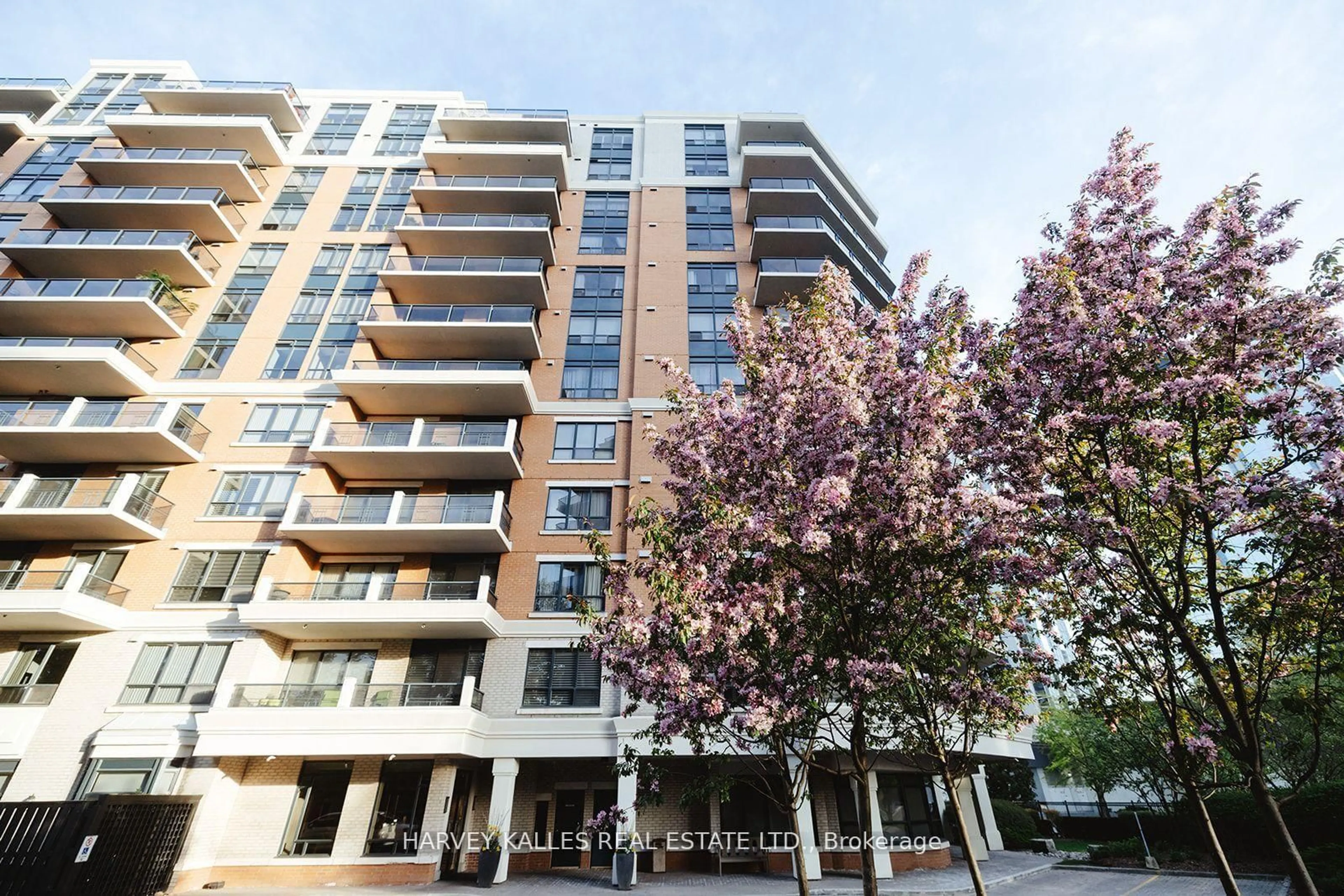 A pic from outside/outdoor area/front of a property/back of a property/a pic from drone, building for 2 Aberfoyle Cres #412, Toronto Ontario M8X 2Z8