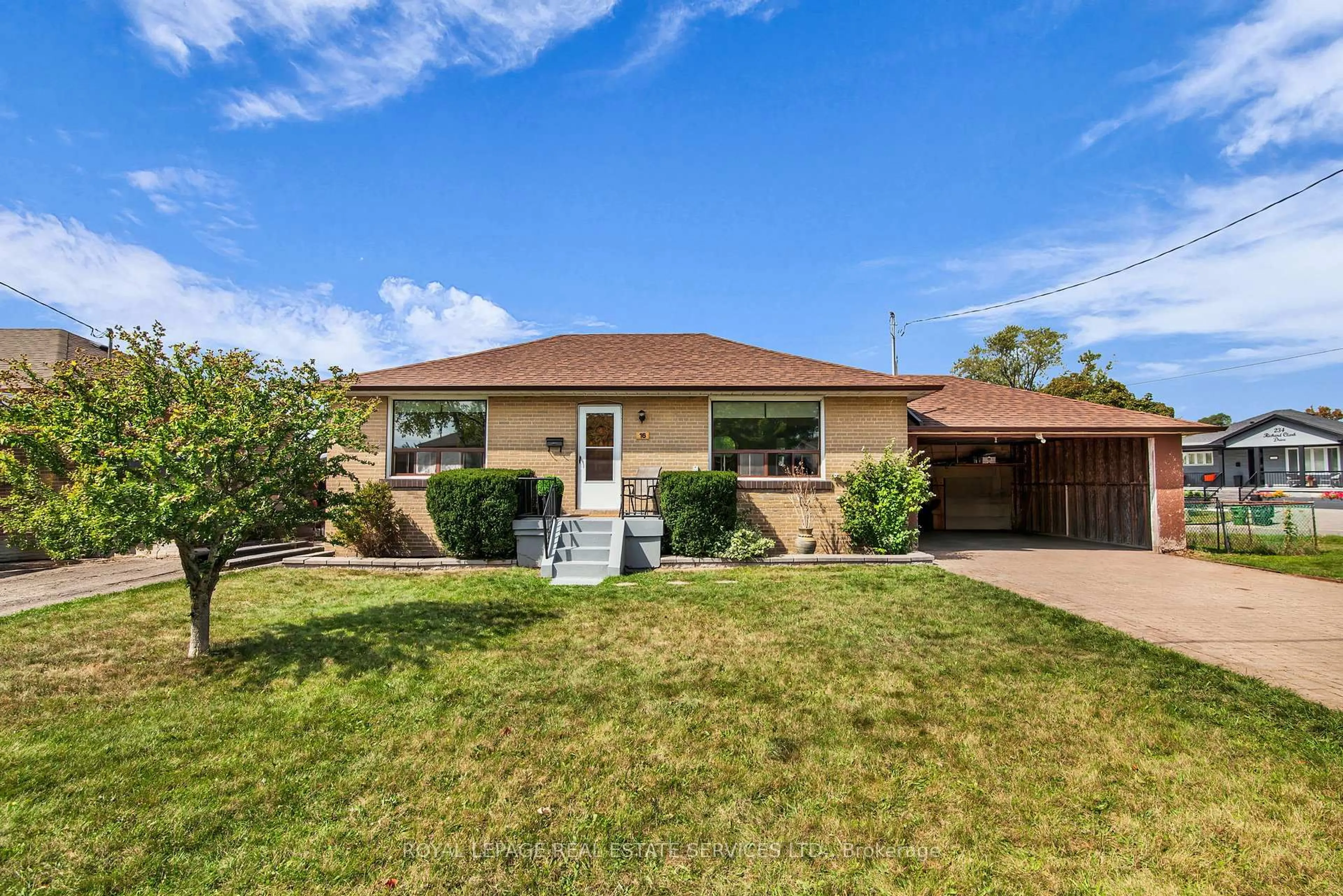 Home with brick exterior material, street for 16 Redfern Ave, Toronto Ontario M3M 1L3