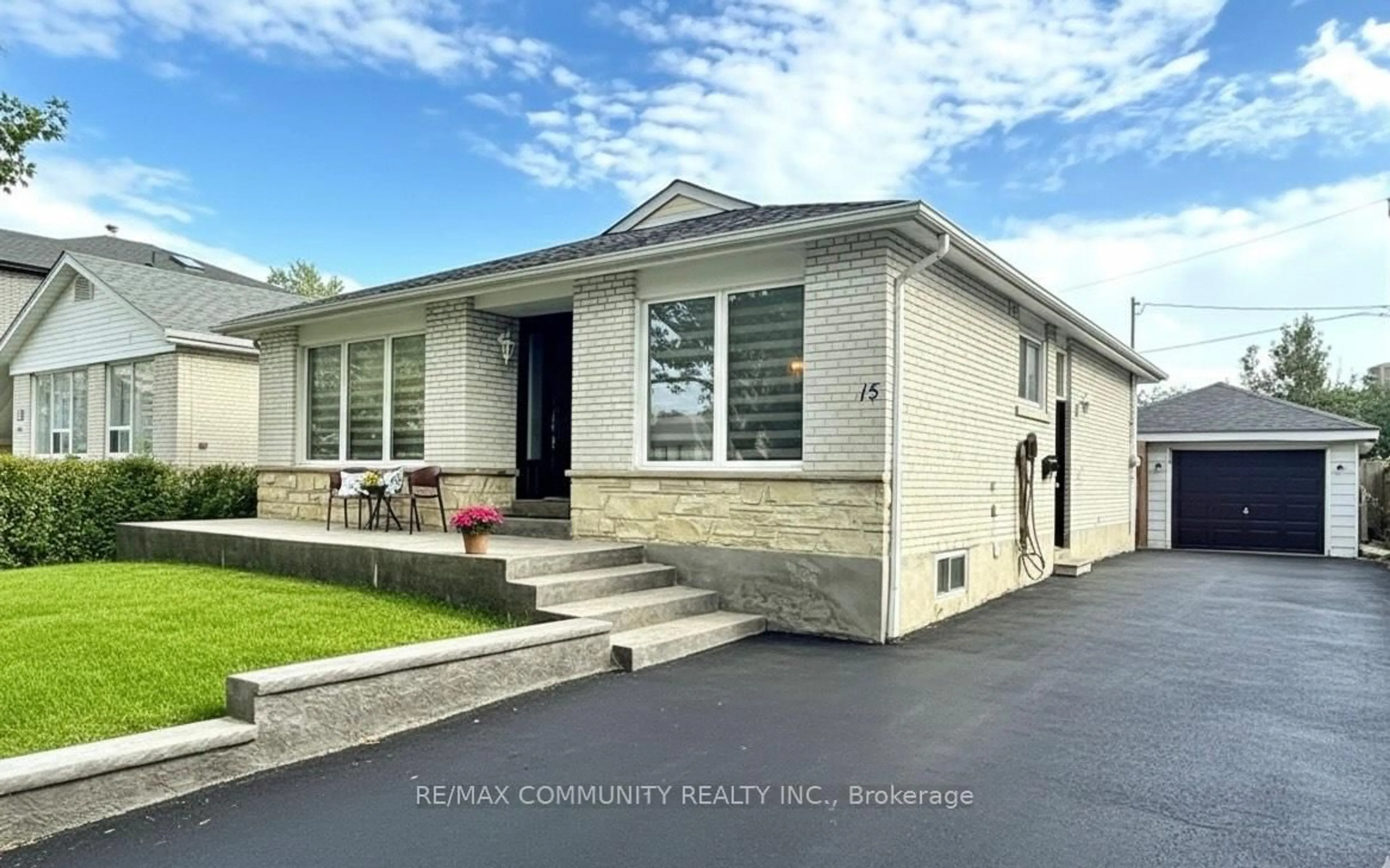 Home with vinyl exterior material, street for 15 Strathavon Dr, Toronto Ontario M9V 2H4