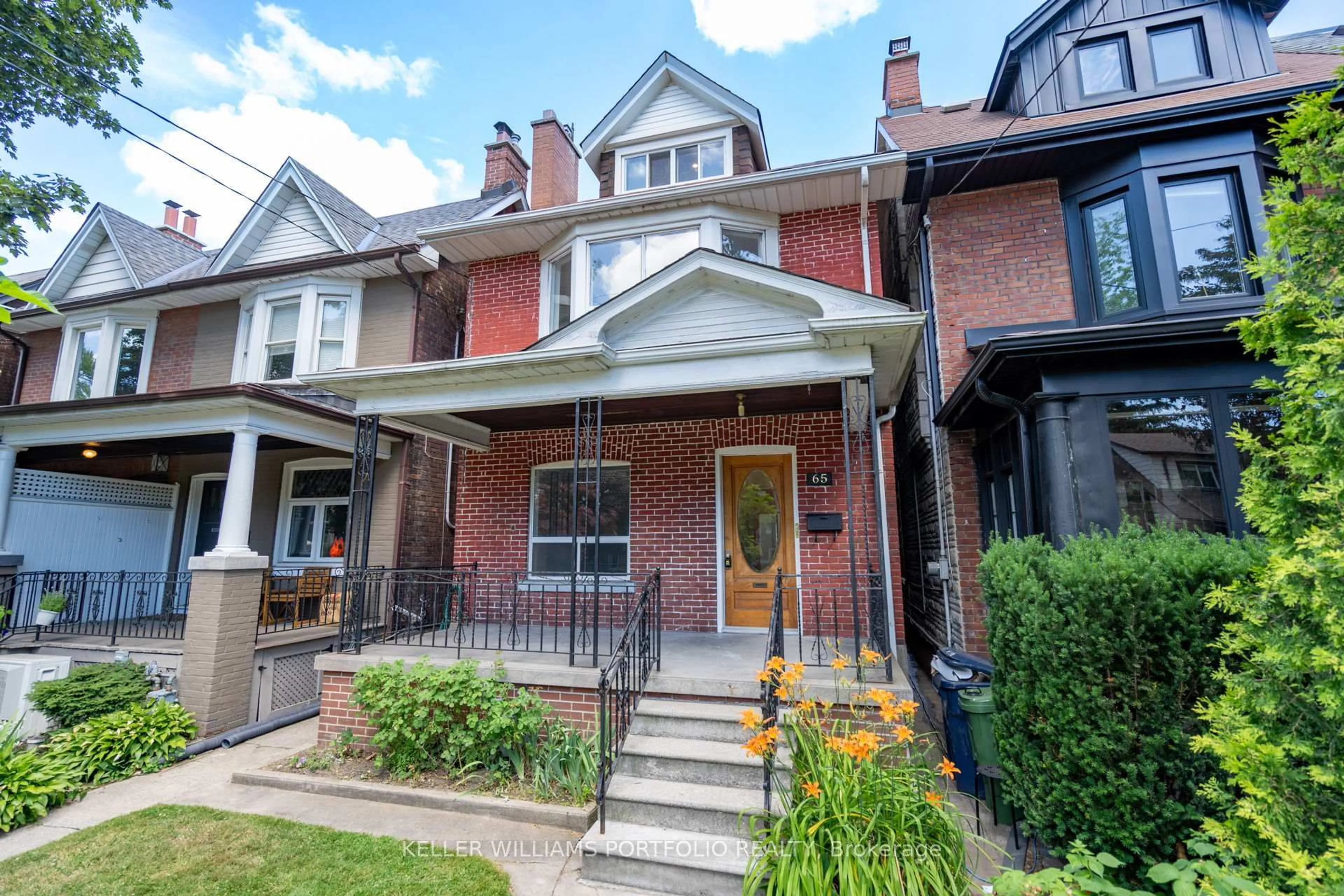 Home with brick exterior material, street for 65 Westholme Ave, Toronto Ontario M6P 3B9