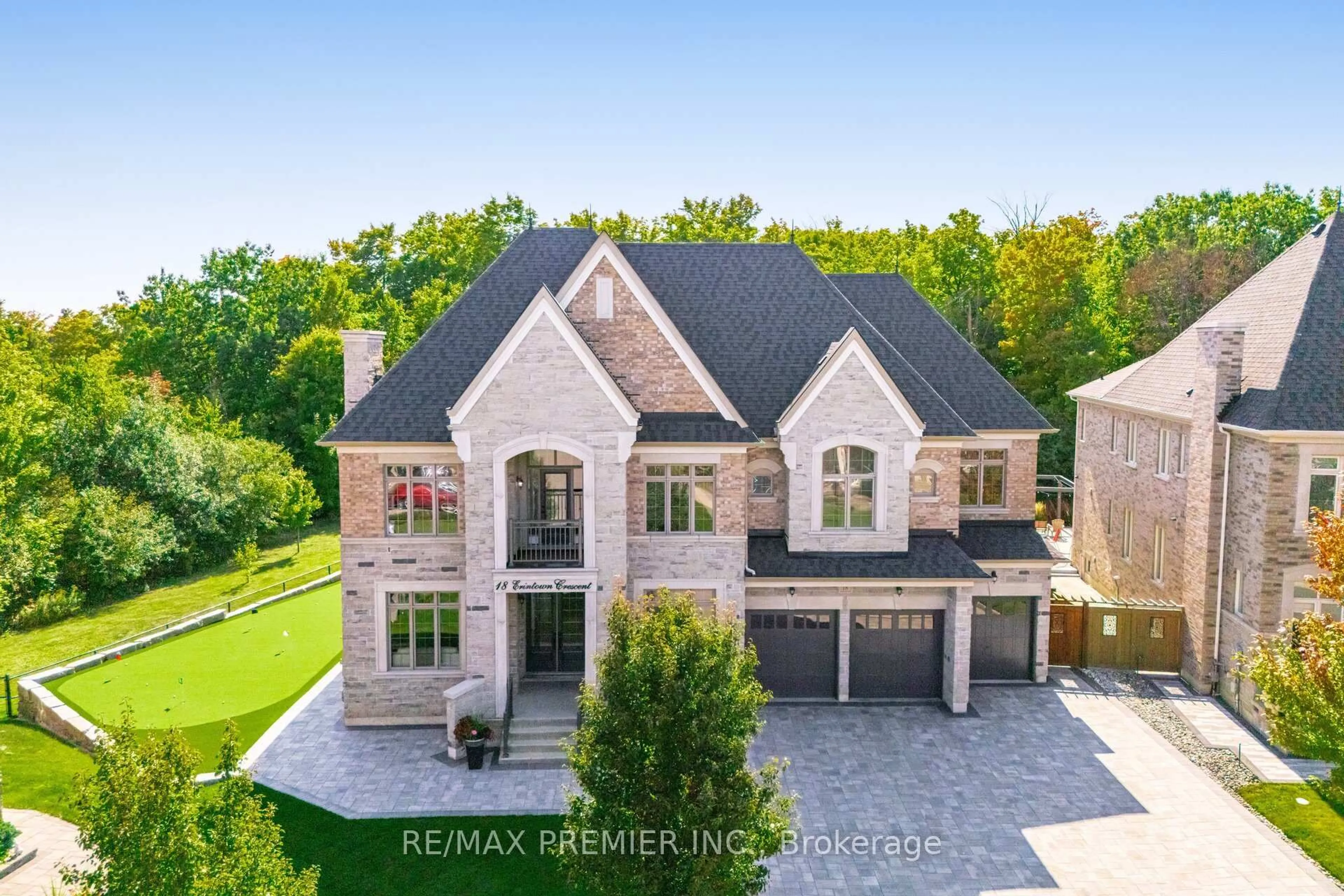 Home with brick exterior material, unknown for 18 Erintown Cres, Brampton Ontario L6P 4H2