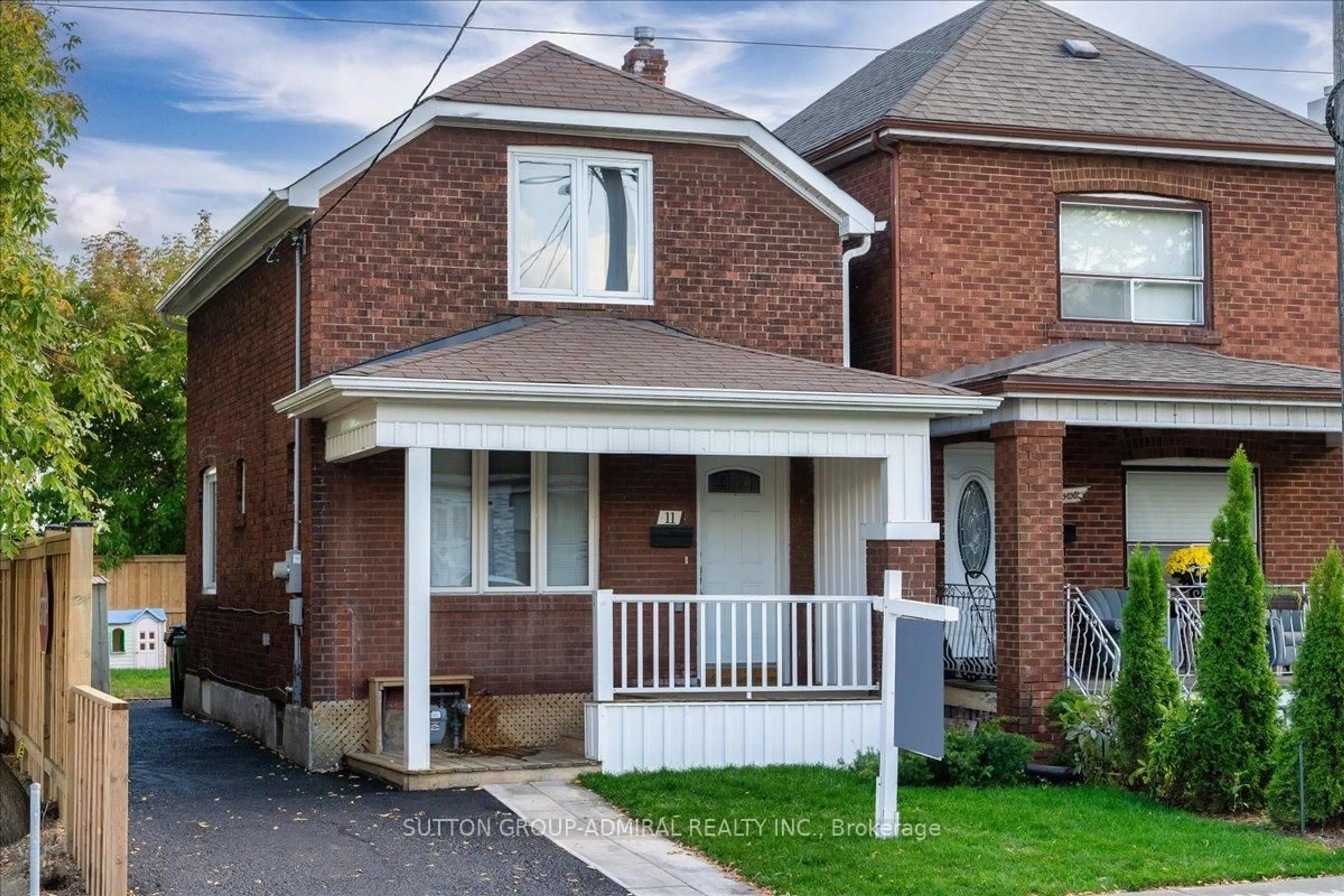 Home with brick exterior material, street for 11 Bowie Ave, Toronto Ontario M6E 2P1