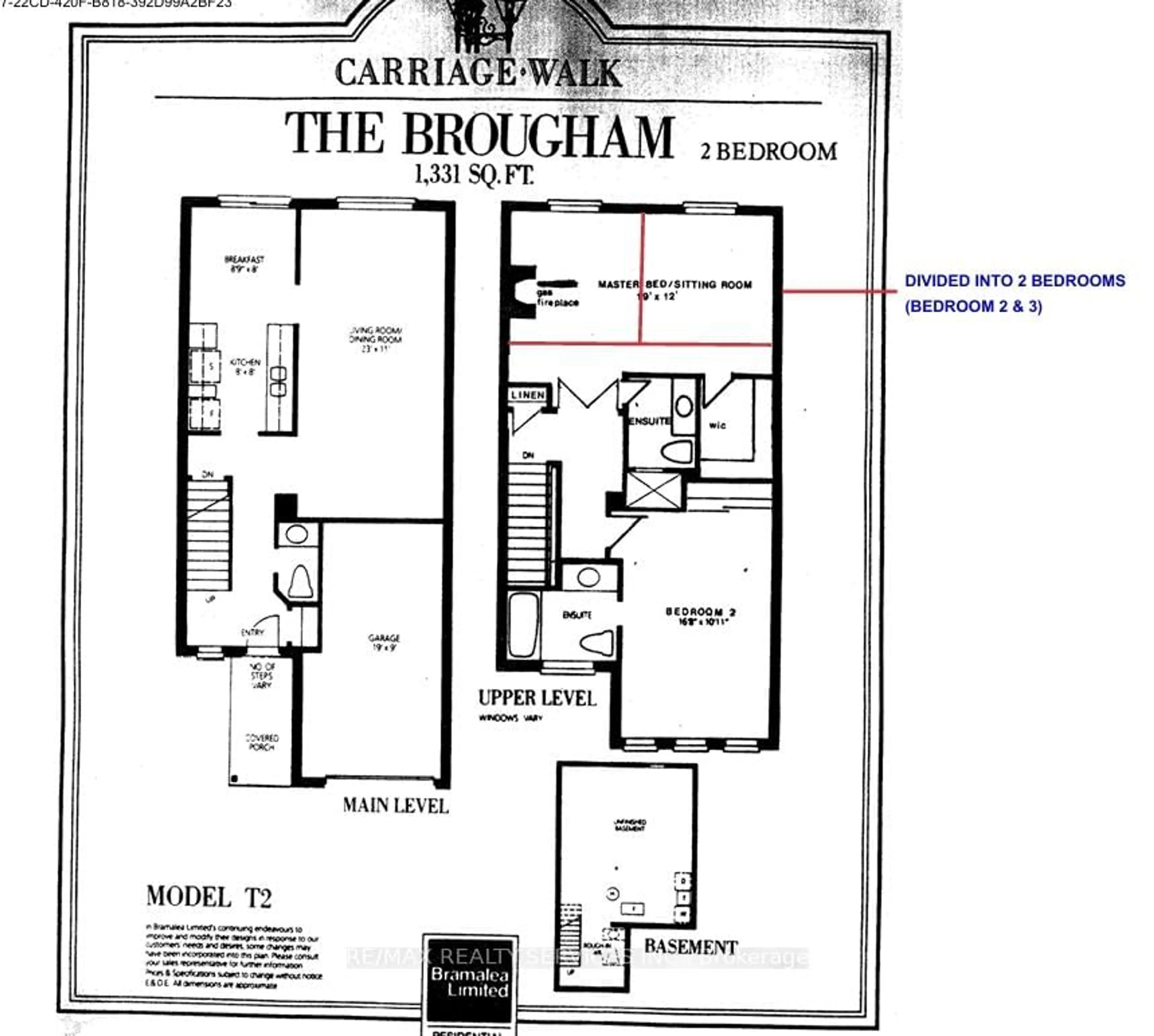 Floor plan for 28 Heathcliffe Sq, Brampton Ontario L6S 5P7