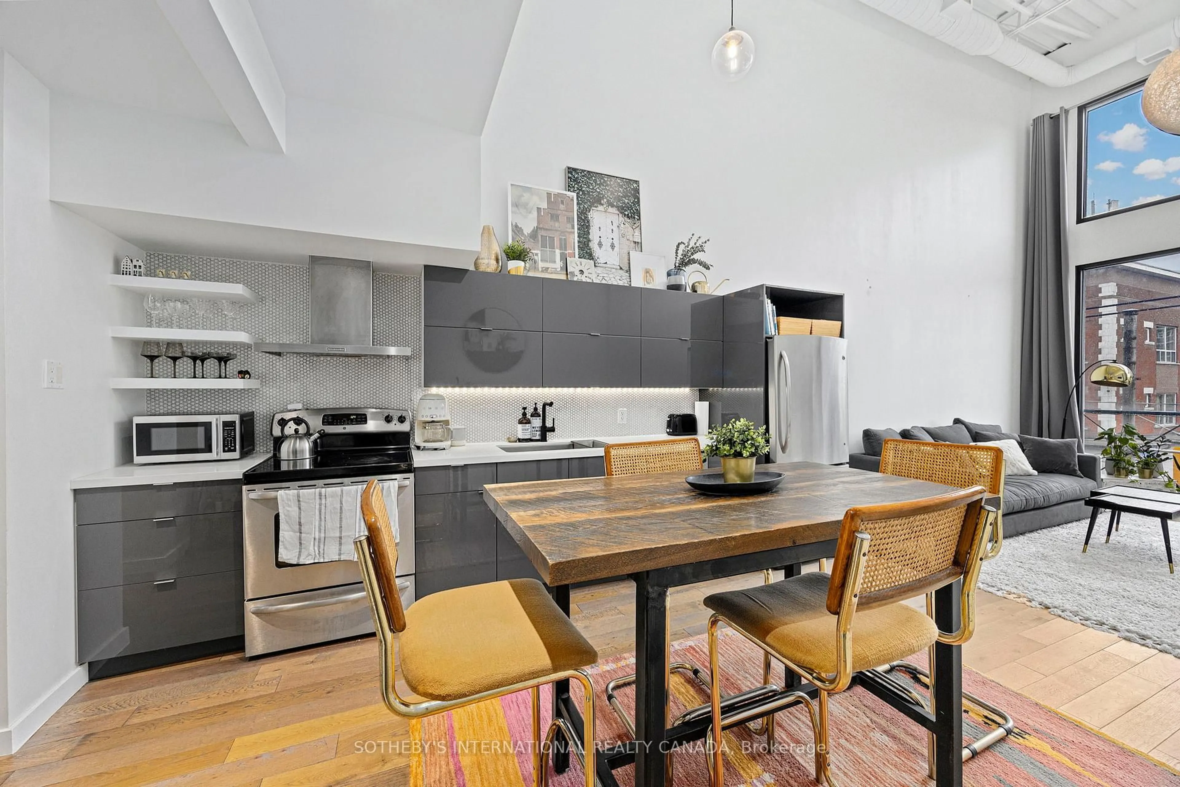 Open concept kitchen, unknown for 1478 Queen St W St #203, Toronto Ontario M6K 1M4
