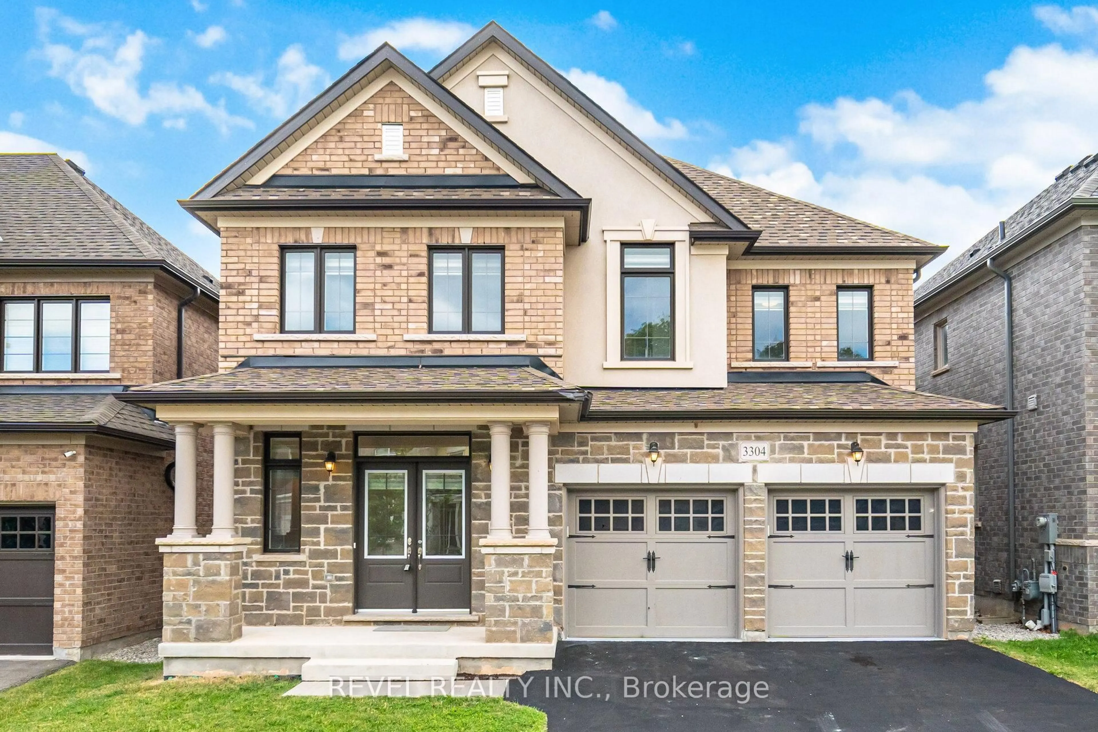Home with brick exterior material, street for 3304 Vernon Powell Dr, Oakville Ontario L6H 0Y4