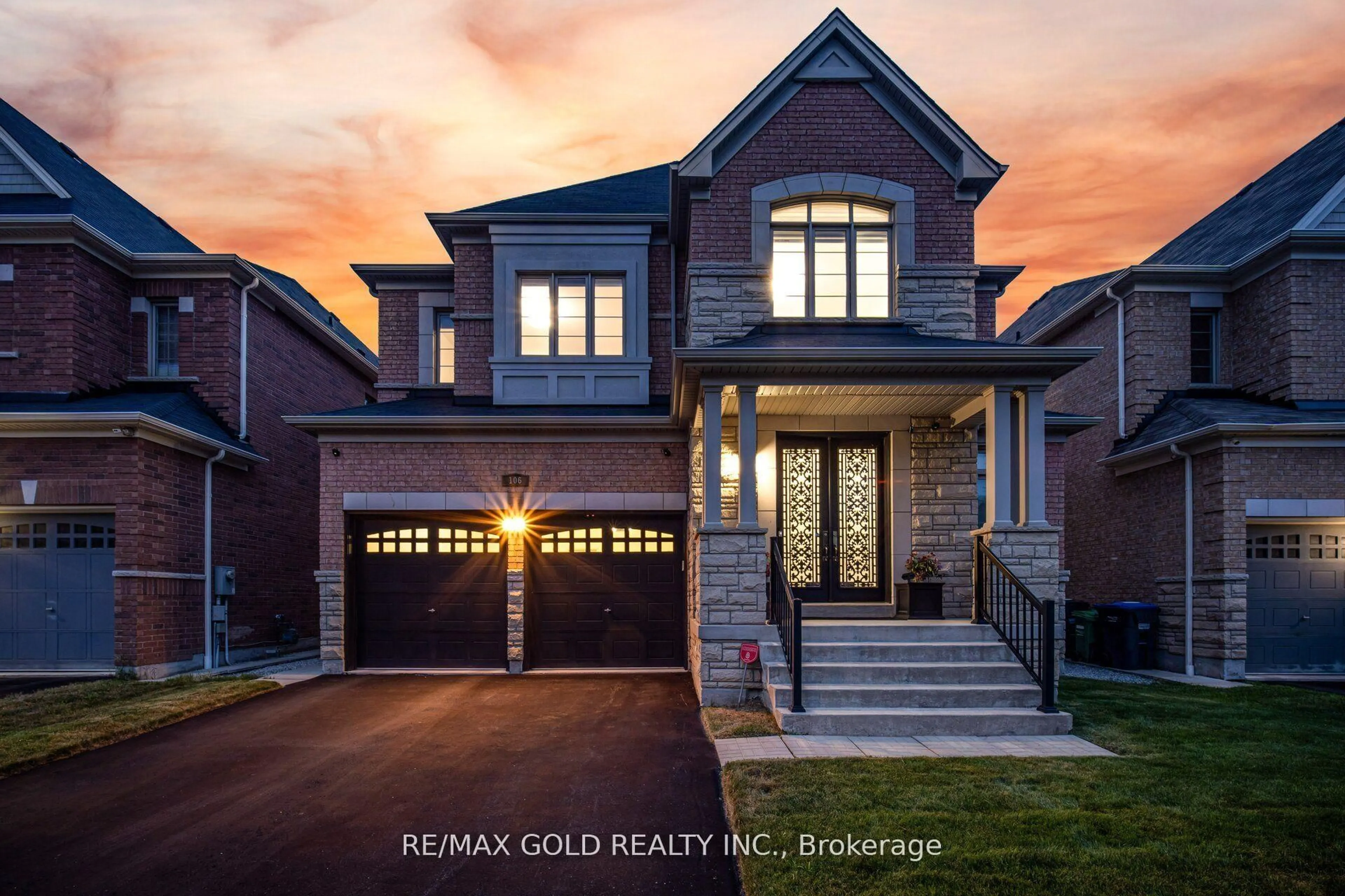 Home with brick exterior material, street for 106 Rising Hill Rdge, Brampton Ontario L6Y 6B2