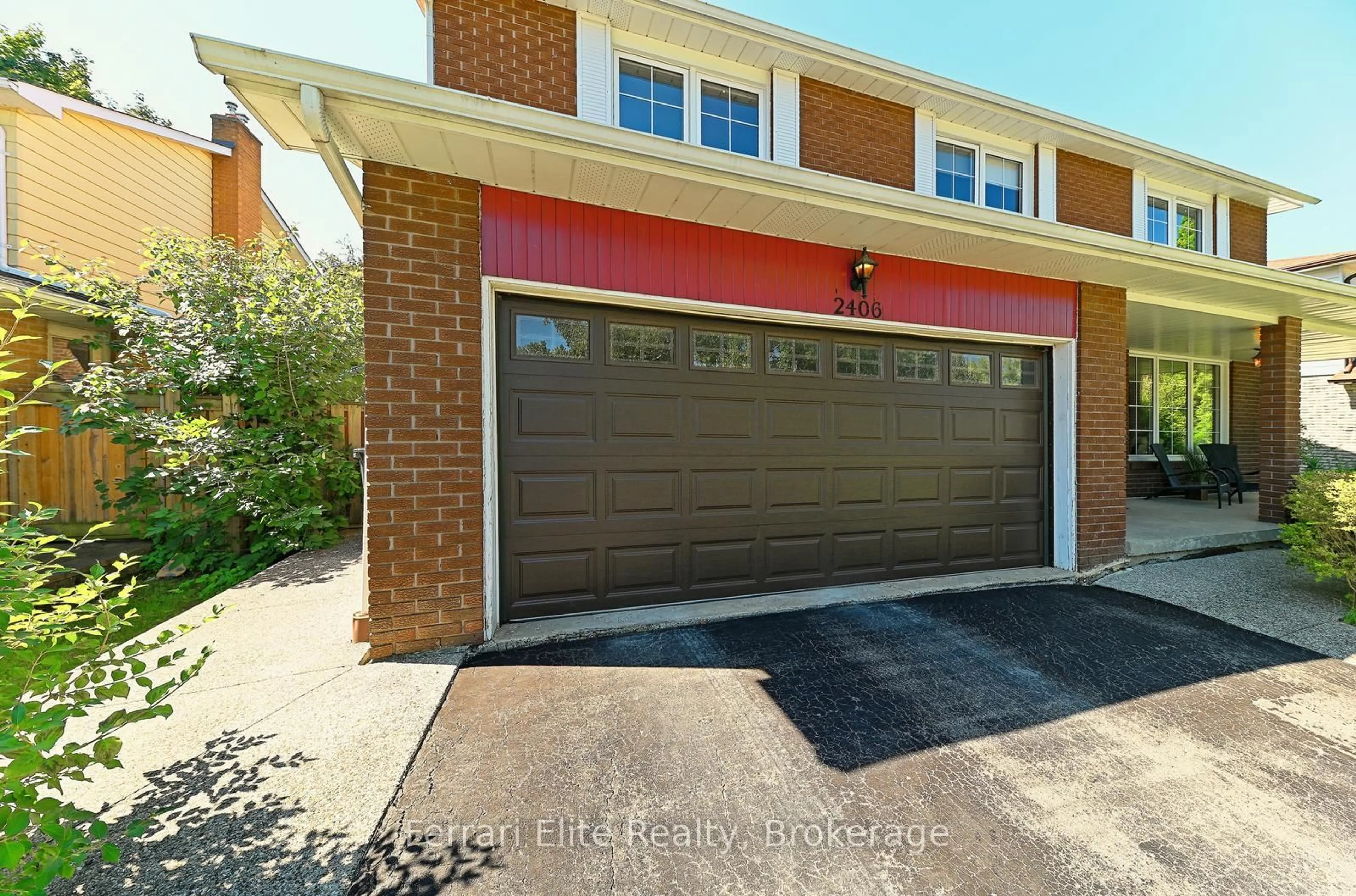 Home with brick exterior material, street for 2406 Ravensthorpe Cres, Mississauga Ontario L5C 2Y5