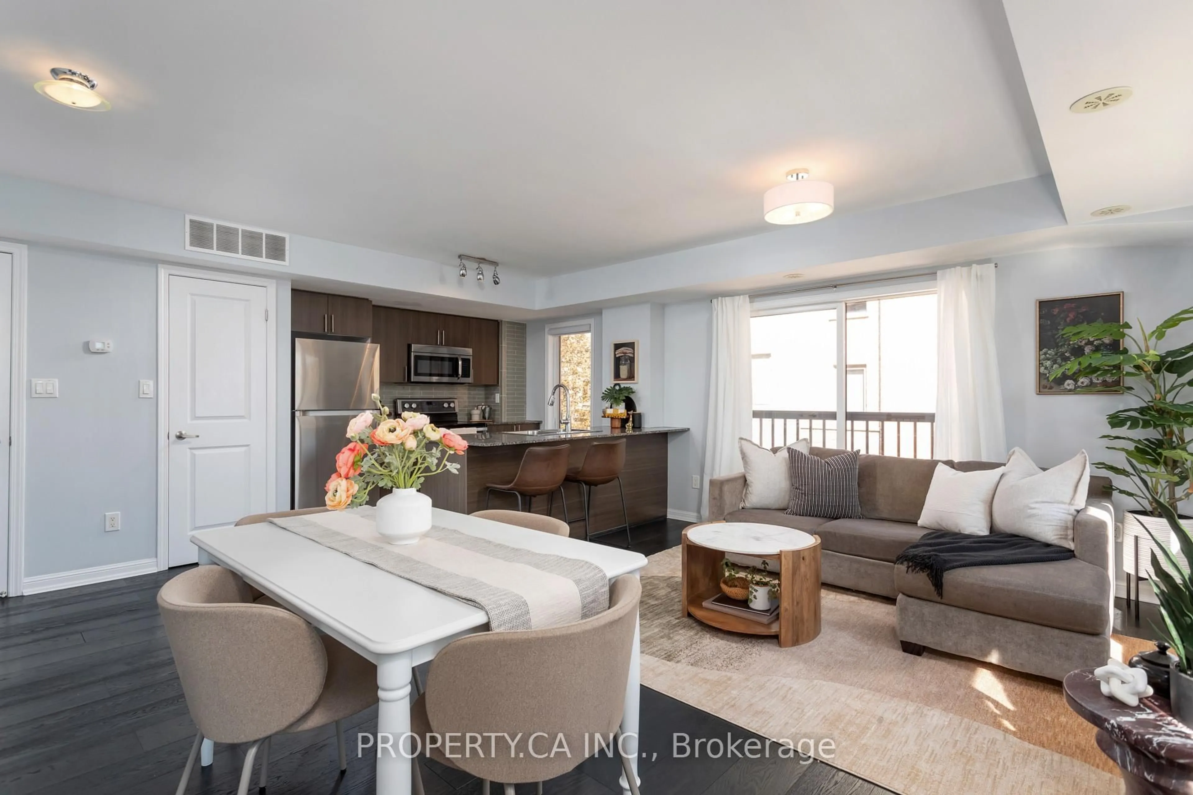 Living room with furniture, unknown for 6 Foundry Ave #256, Toronto Ontario M6H 0A4