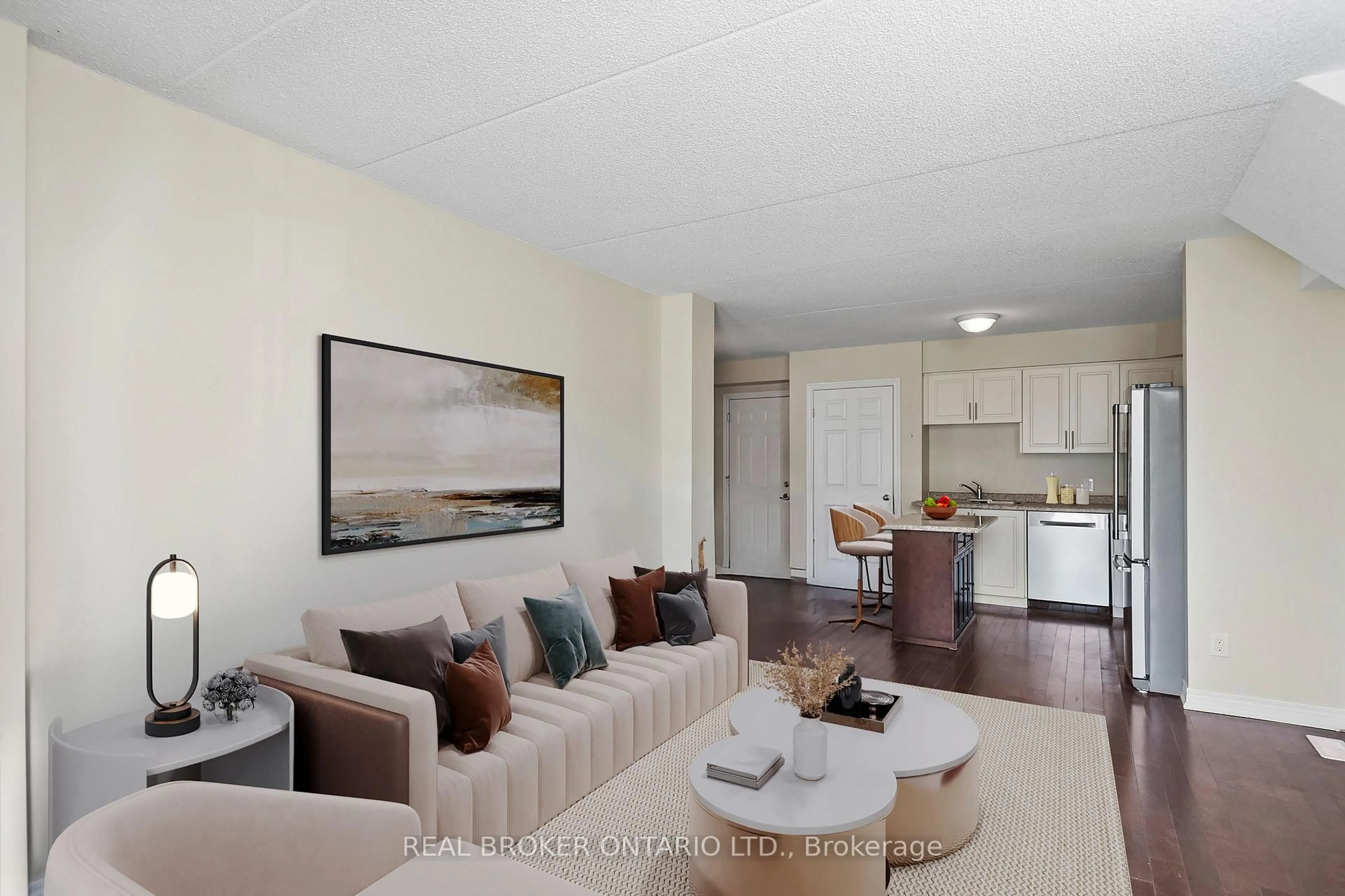 Living room with furniture, unknown for 1380 Costigan Rd #56, Milton Ontario L9T 8L2