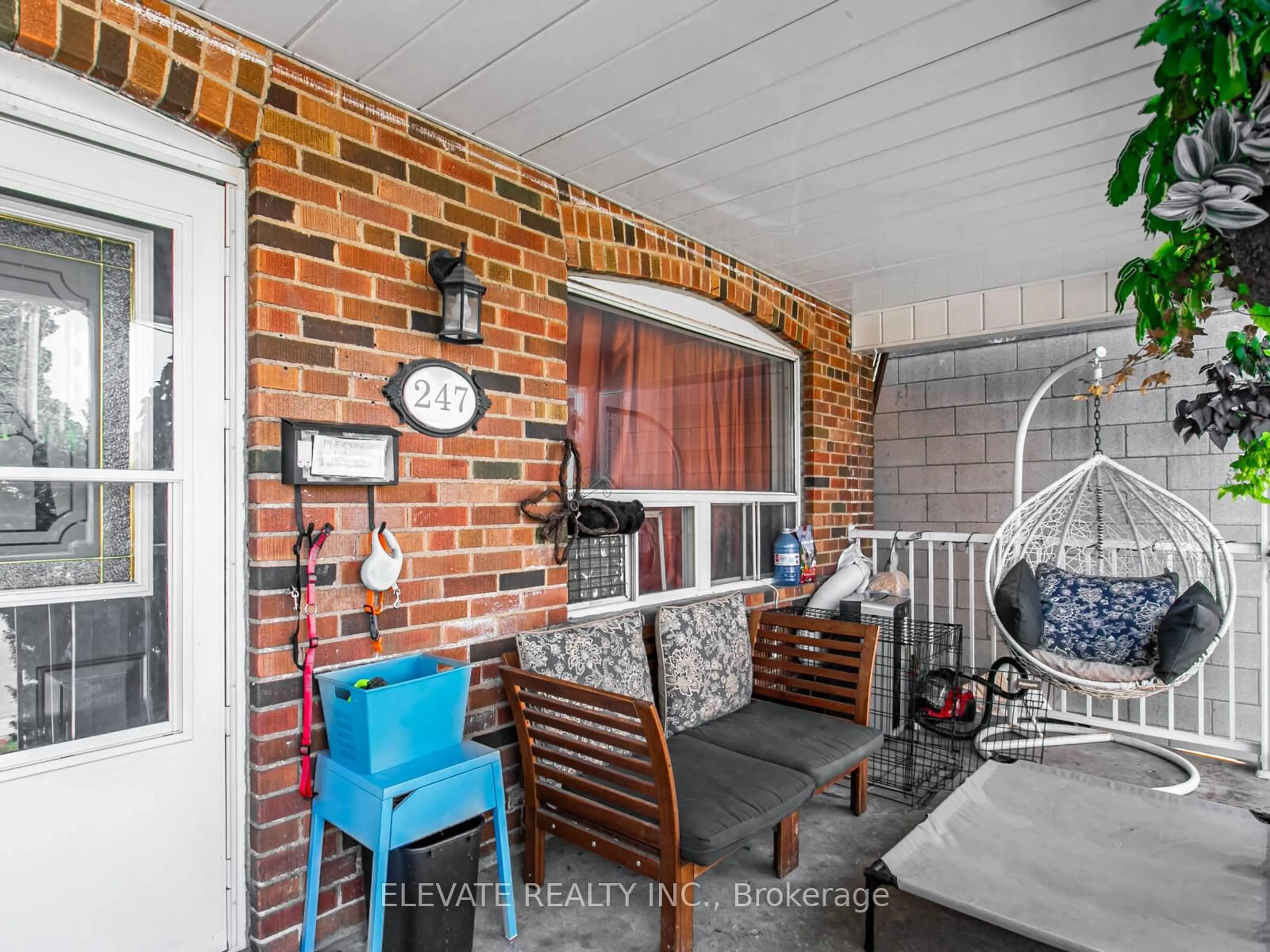 Balcony in the apartment, unknown for 247 Belgravia Ave, Toronto Ontario M6E 2M9