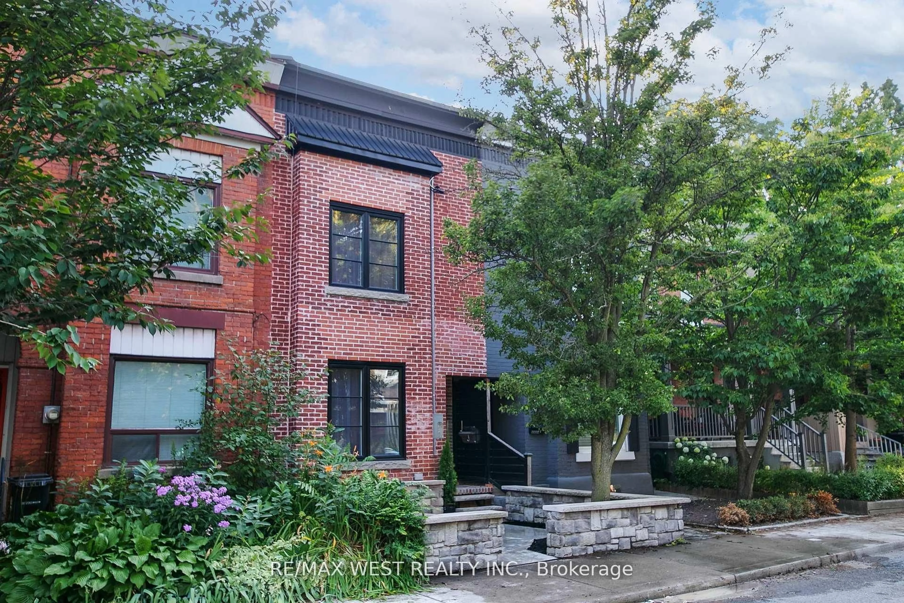 Home with brick exterior material, street for 414 Clendenan Ave, Toronto Ontario M6P 2X6