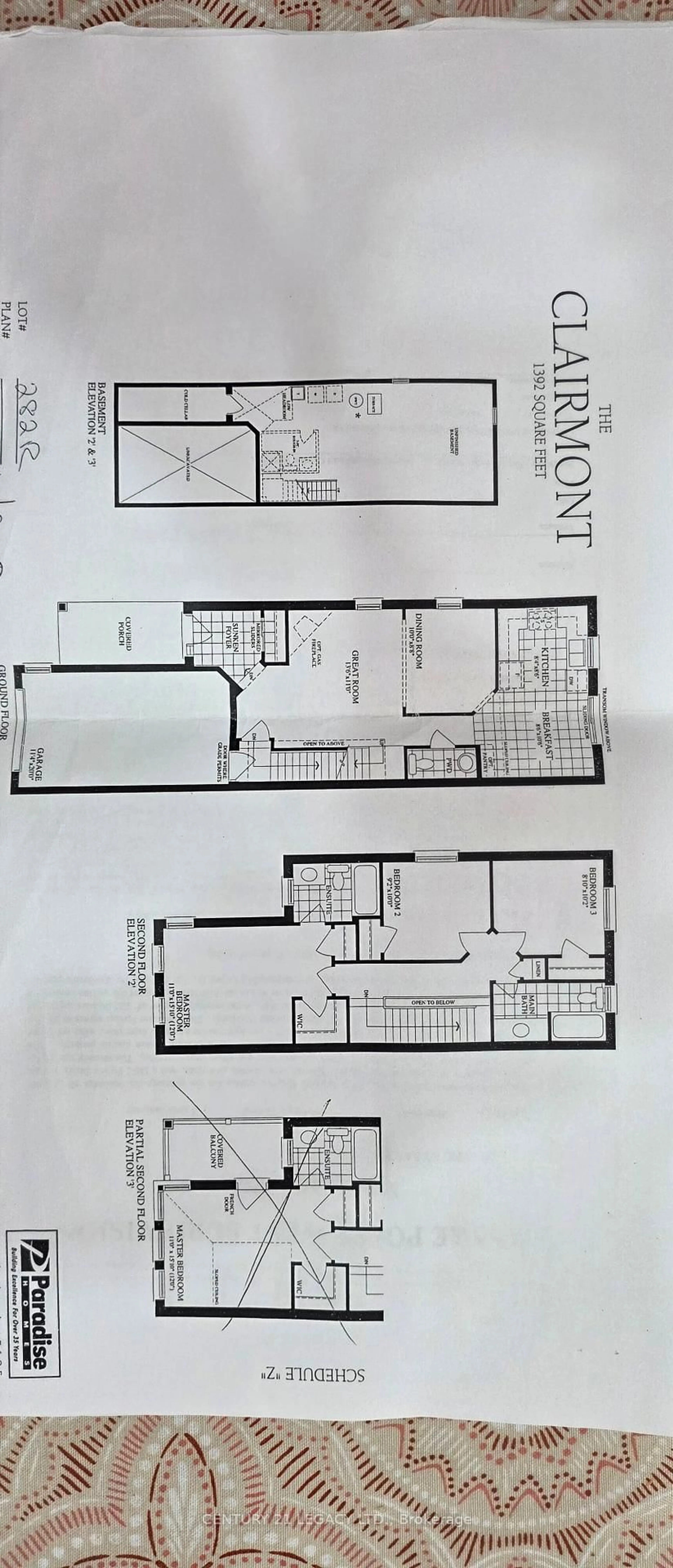Floor plan for 674 Coach Dr, Mississauga Ontario L5R 0C6