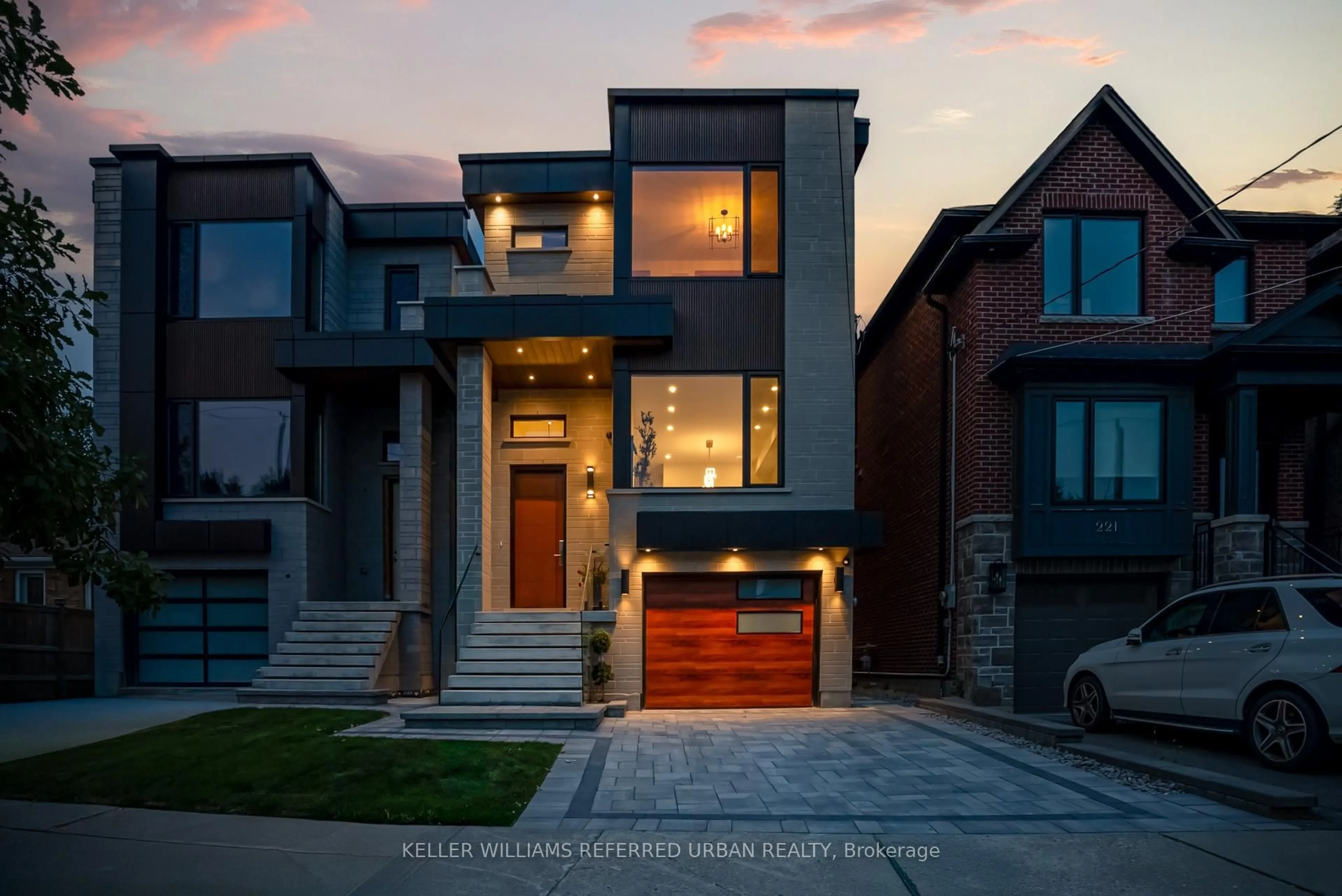 Home with brick exterior material, street for 223A Beta St, Toronto Ontario M8W 4H7