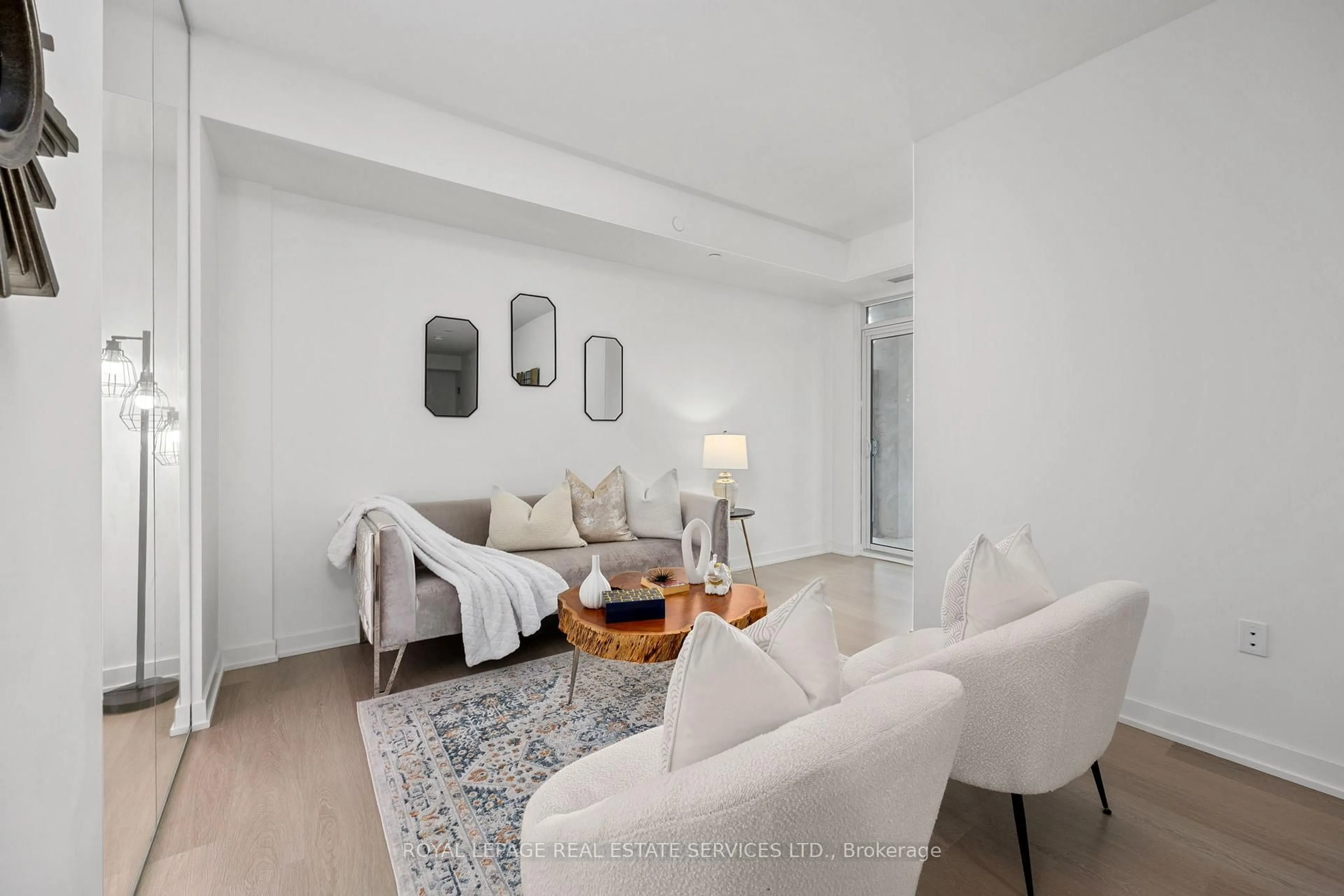Living room with furniture, unknown for 859 The Queensway #708, Toronto Ontario M8Z 1N8