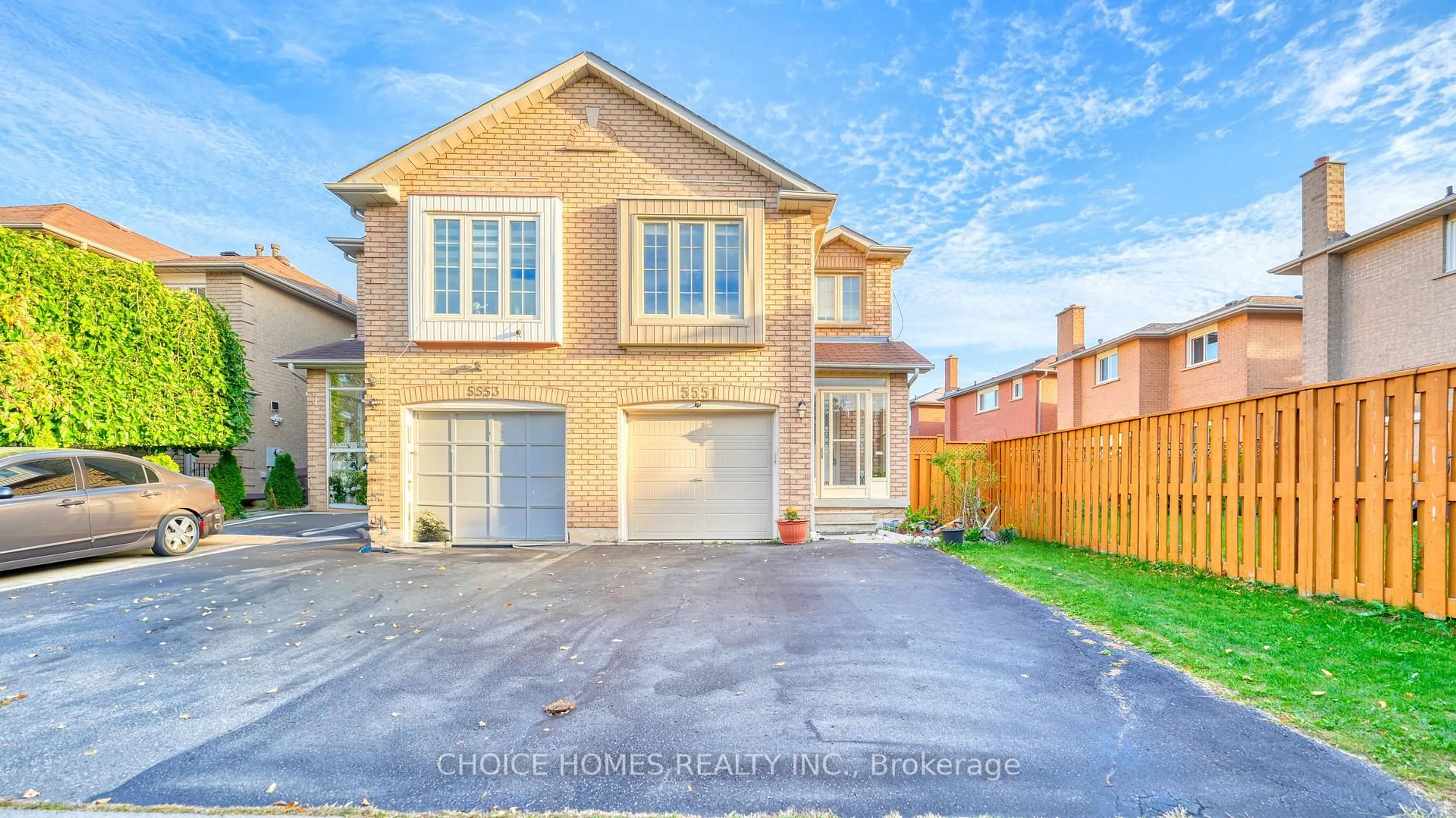 Home with brick exterior material, street for 5551 Cosmic Cres, Mississauga Ontario L4Z 3R9