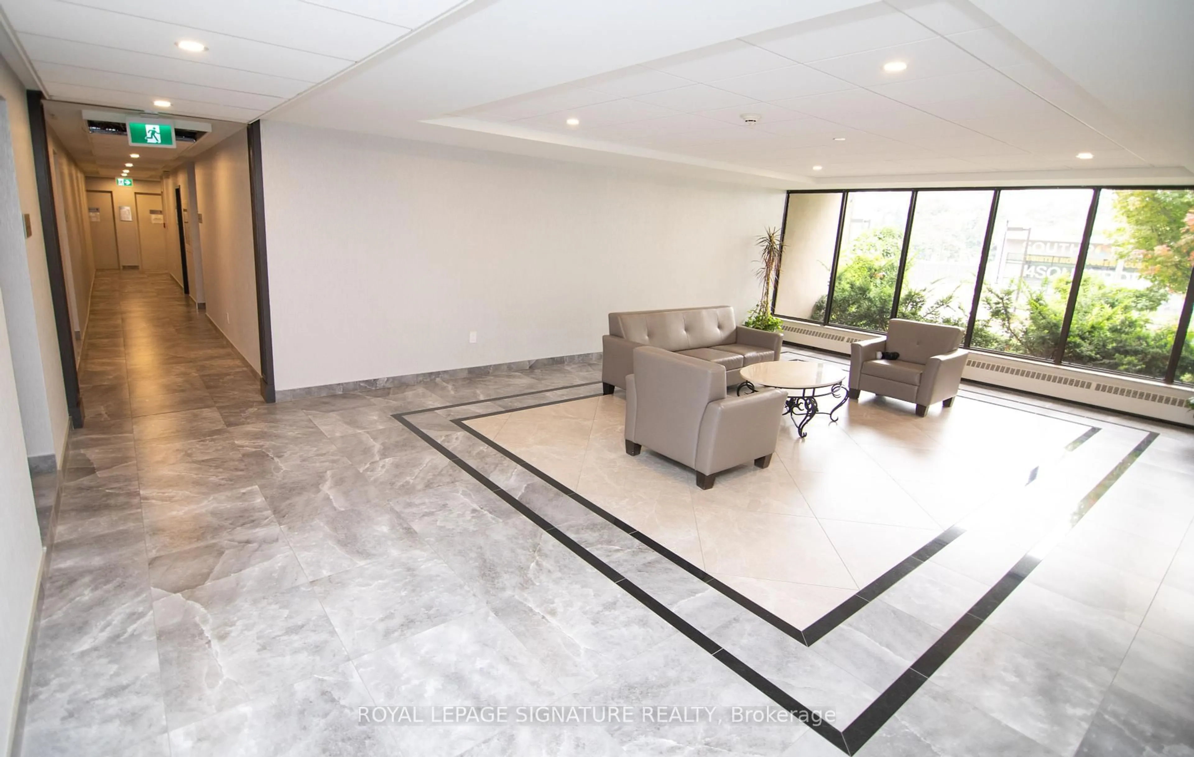 Indoor foyer for 45 Southport St #1611, Toronto Ontario M6S 3N5