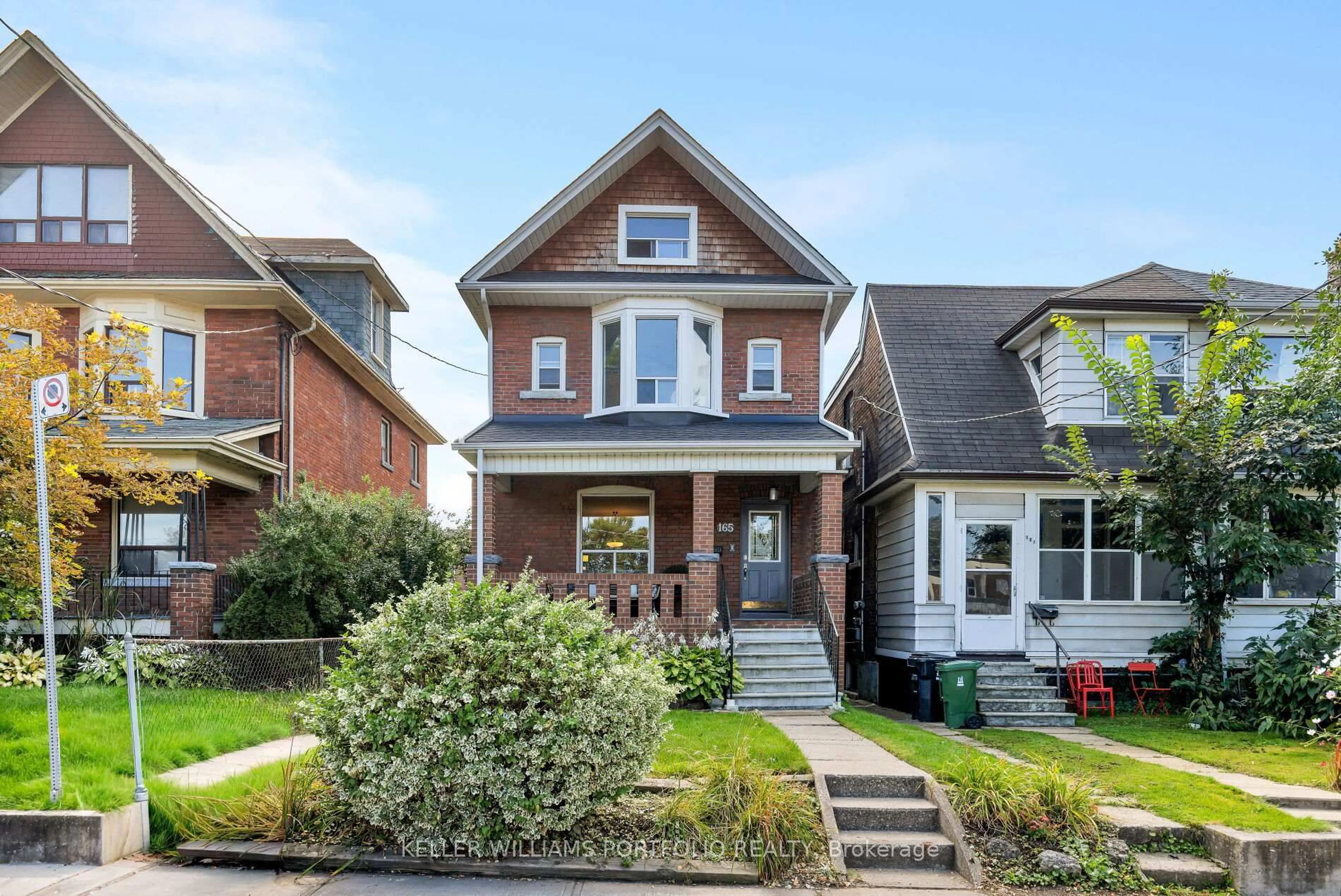 Home with brick exterior material, street for 165 Galley Ave, Toronto Ontario M6R 1H3