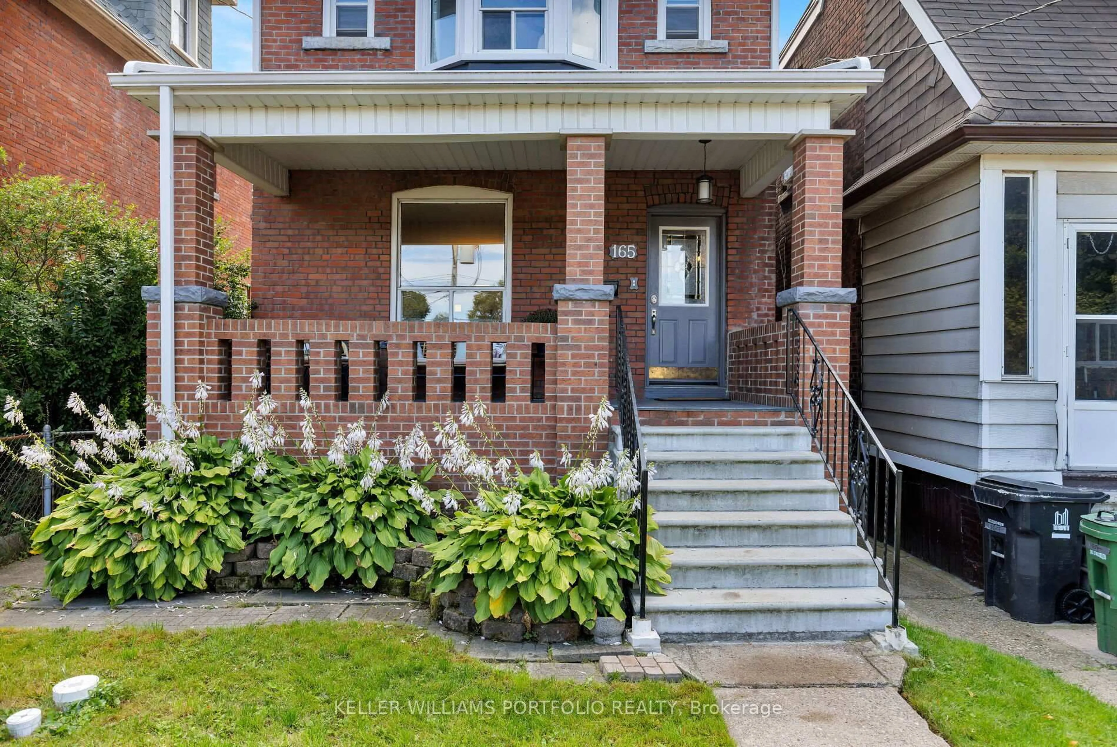 Home with brick exterior material, street for 165 Galley Ave, Toronto Ontario M6R 1H3
