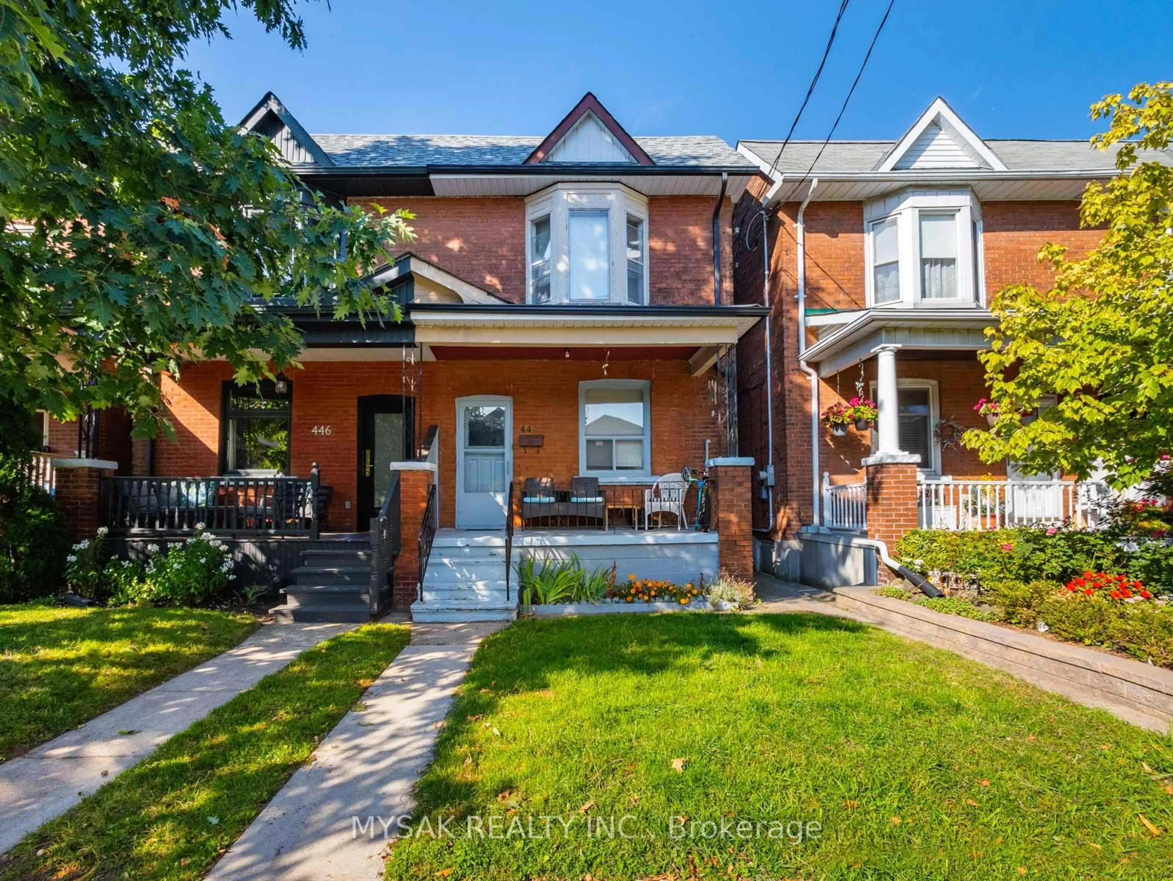 Home with brick exterior material, street for 448 Willard Ave, Toronto Ontario M6S 3R6