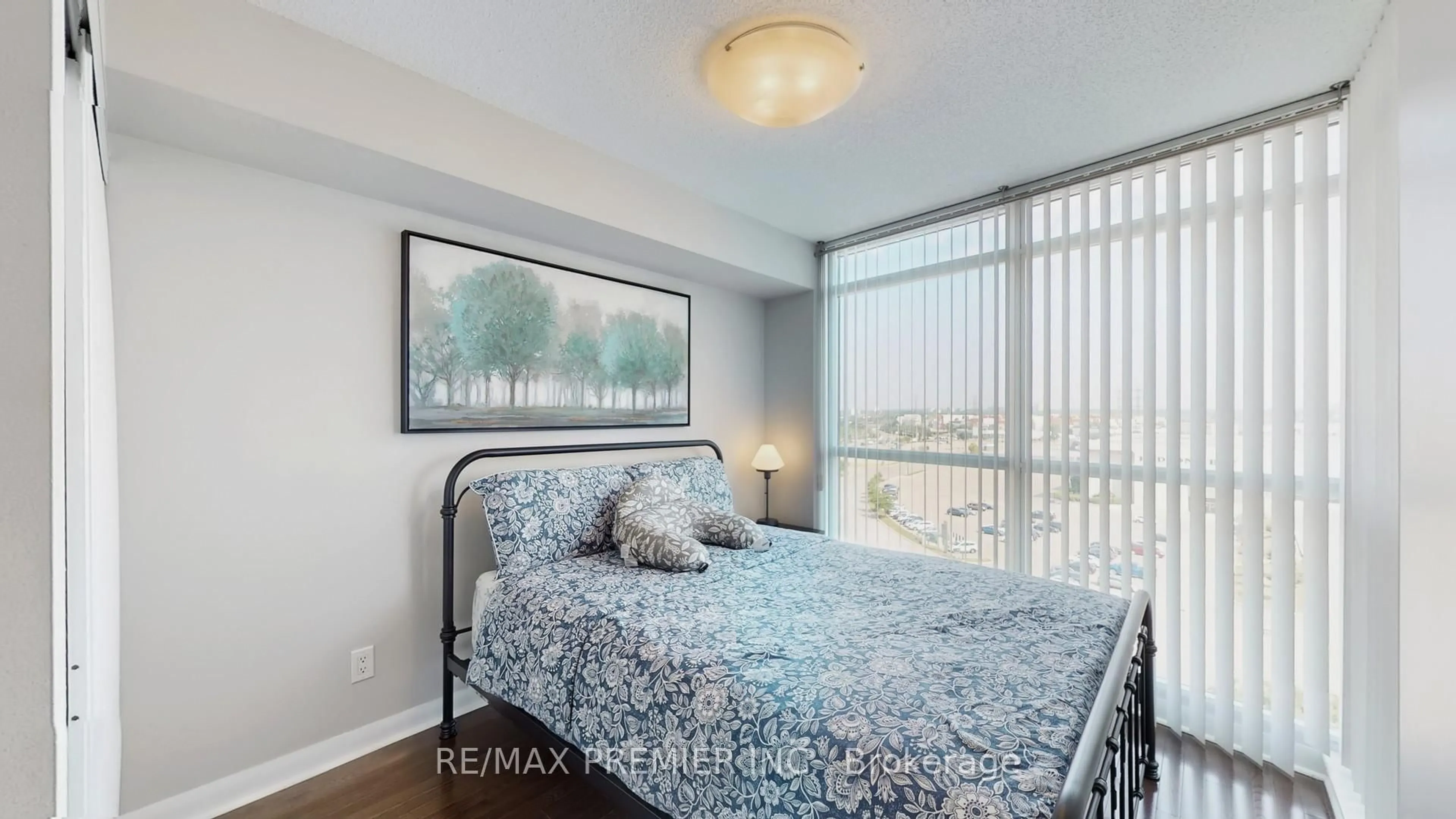 Bedroom with bed, unknown for 235 Sherway Gardens Rd #809, Toronto Ontario M9C 0A2