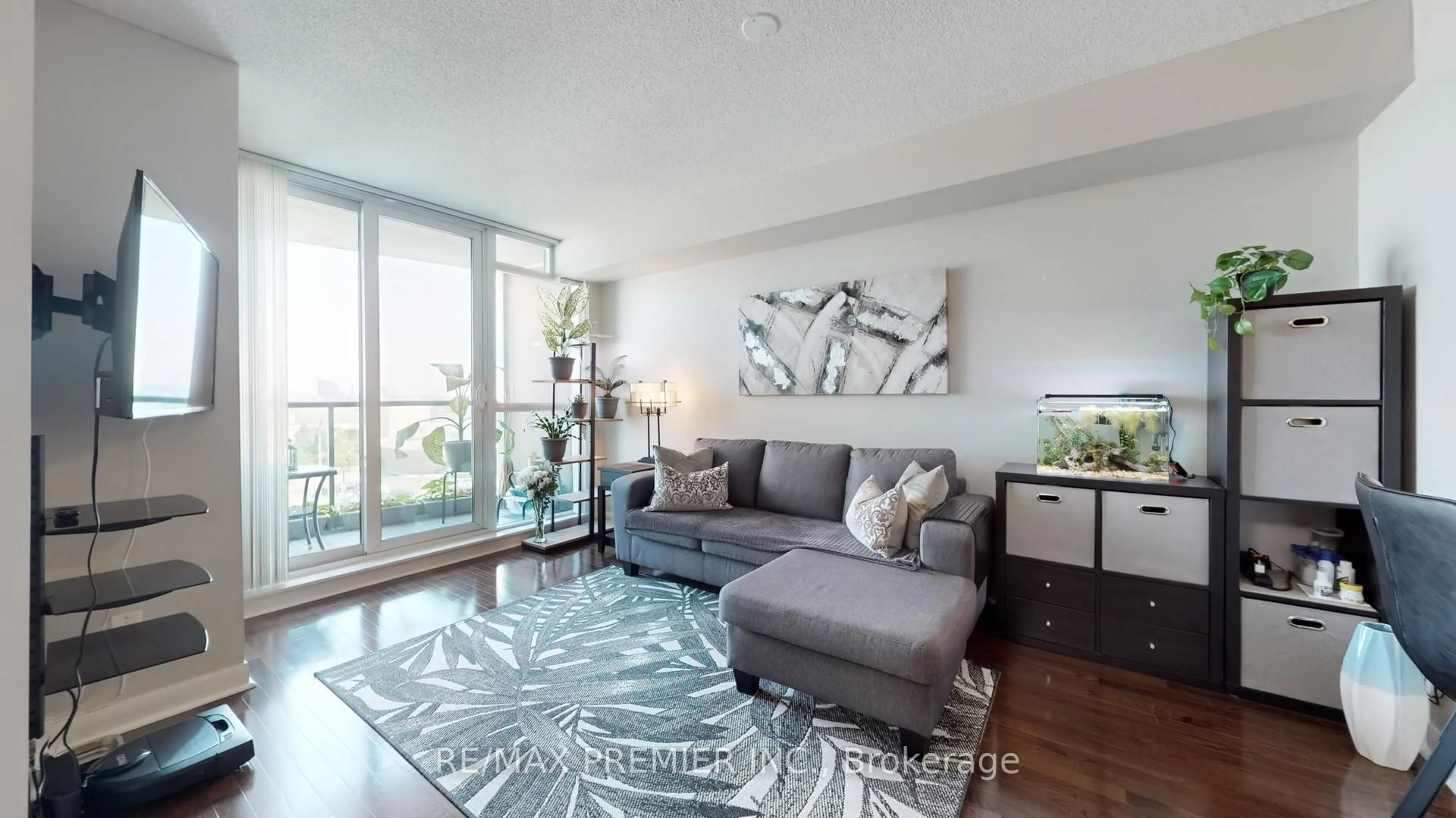 Living room with furniture, unknown for 235 Sherway Gardens Rd #809, Toronto Ontario M9C 0A2