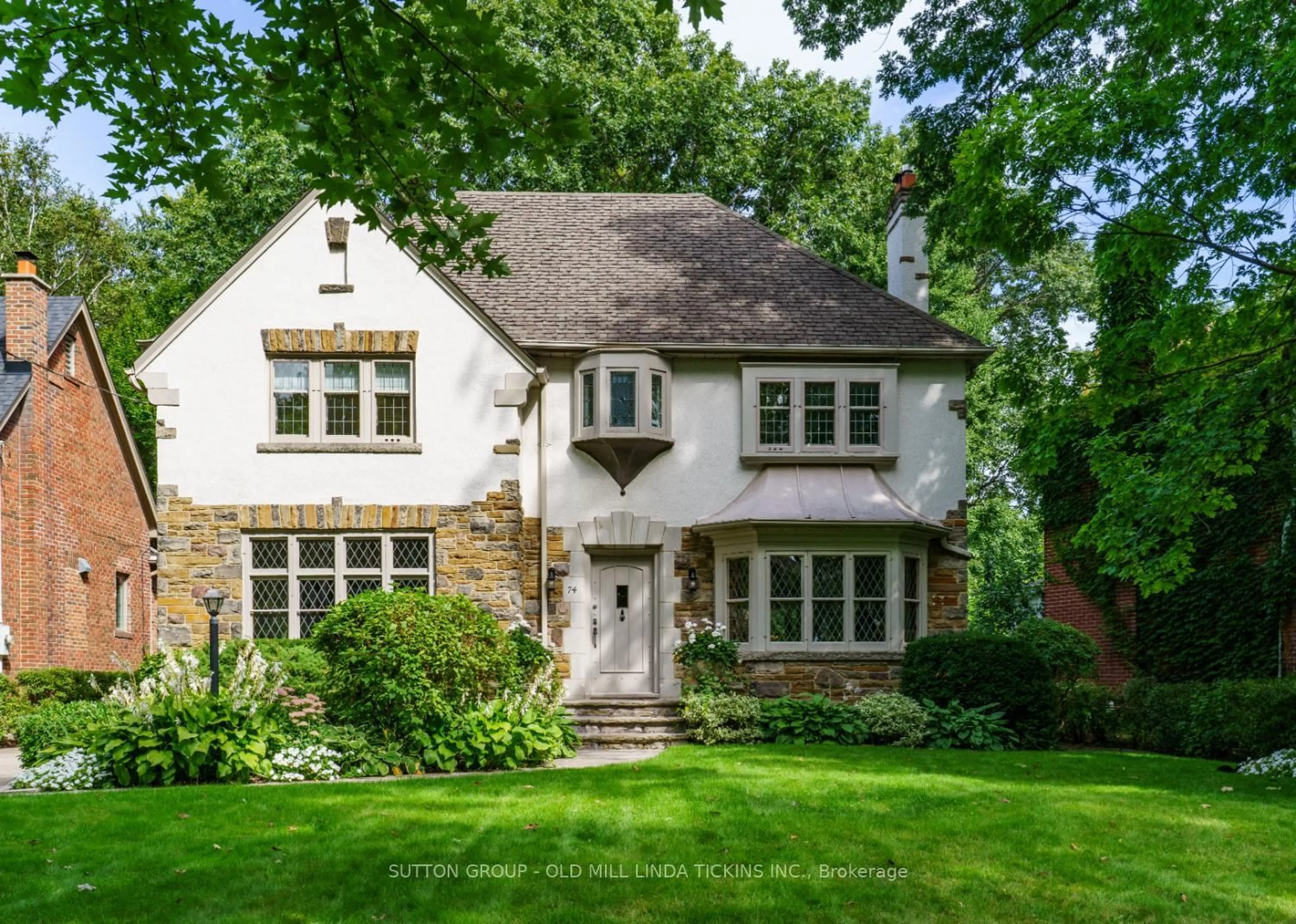 Home with brick exterior material, street for 74 Strath Ave, Toronto Ontario M8X 1R5