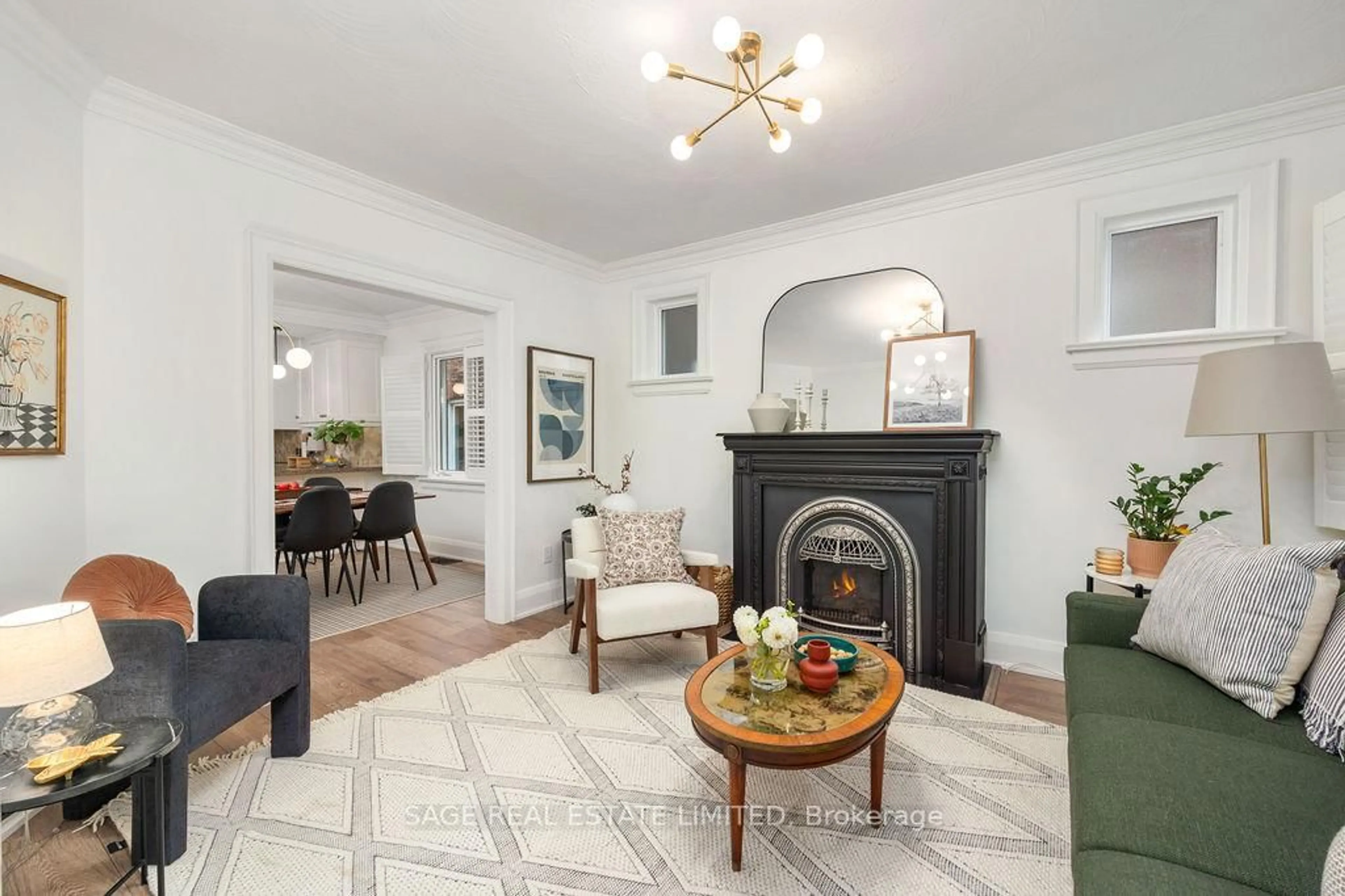 Living room with furniture, unknown for 816 Windermere Ave, Toronto Ontario M6S 3M6