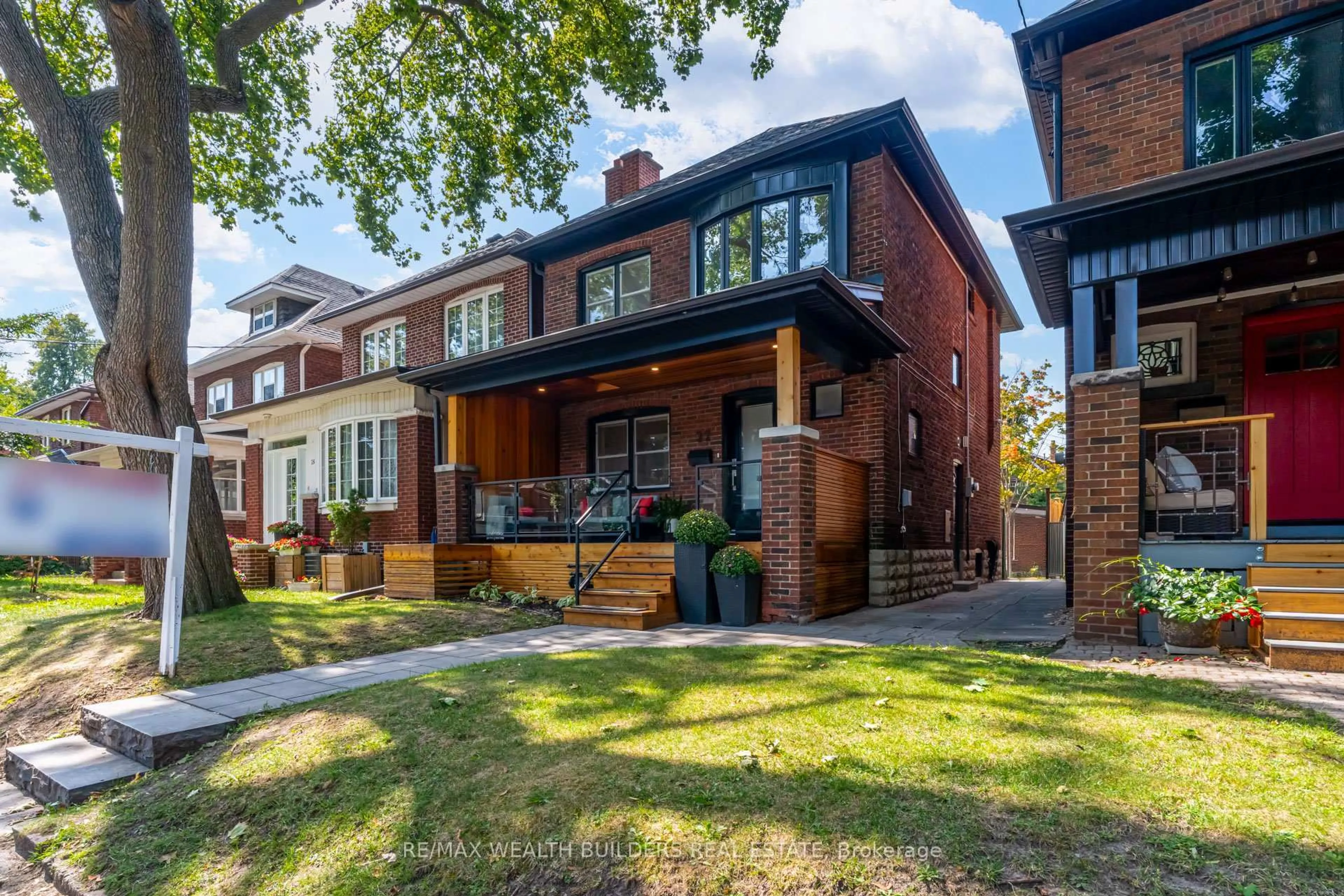 Home with brick exterior material, street for 22 Westholme Ave, Toronto Ontario M6P 3B8
