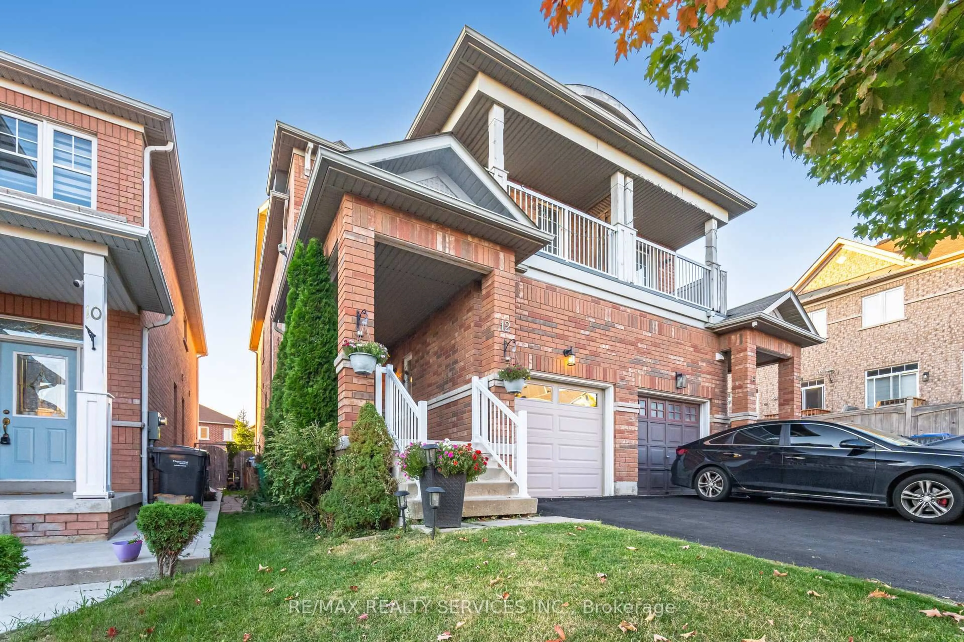 Home with brick exterior material, street for 12 Rainy Dale Rd, Brampton Ontario L6V 4S7