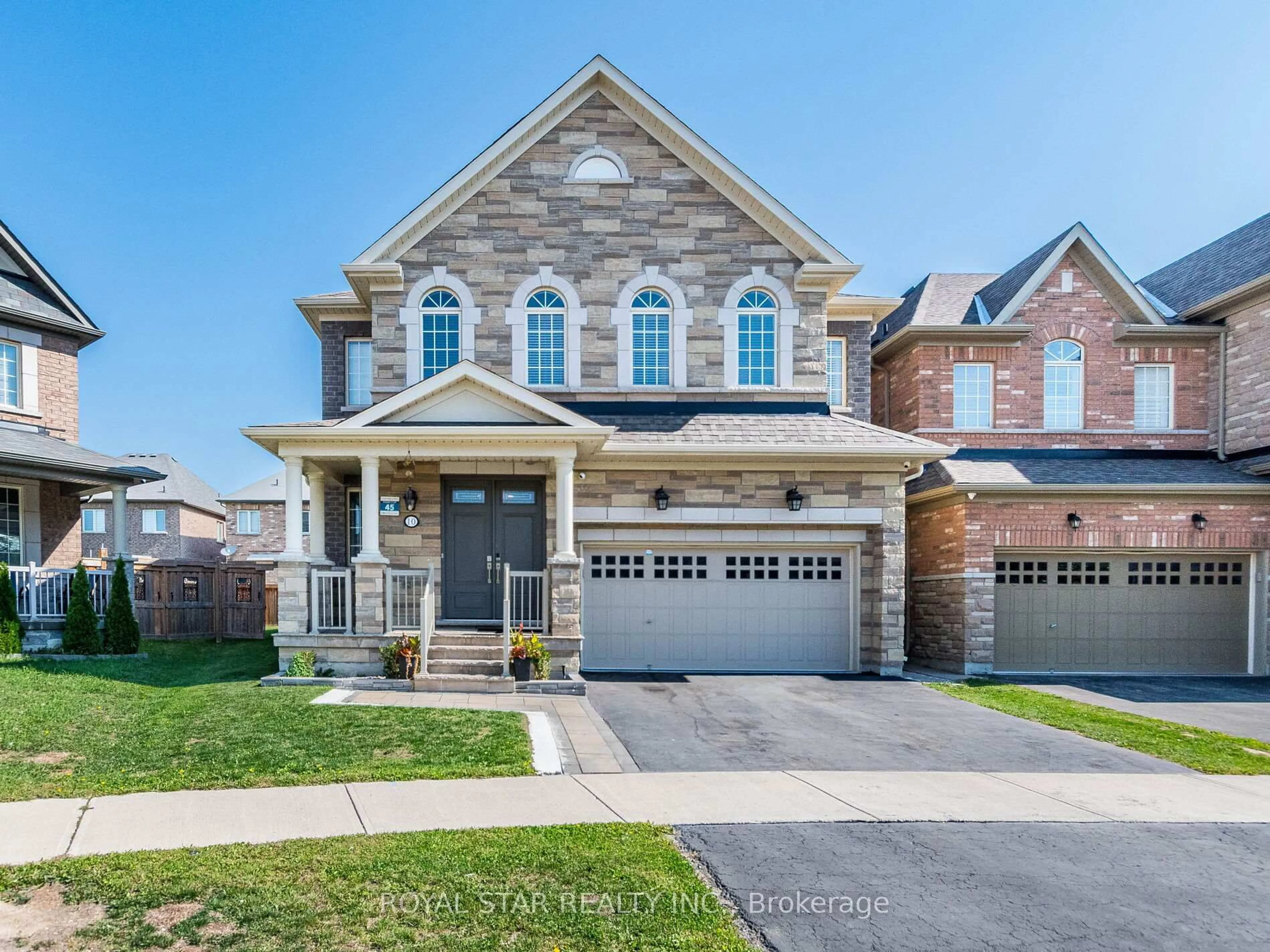 Home with brick exterior material, street for 10 Spokanne St, Brampton Ontario L6R 4A2